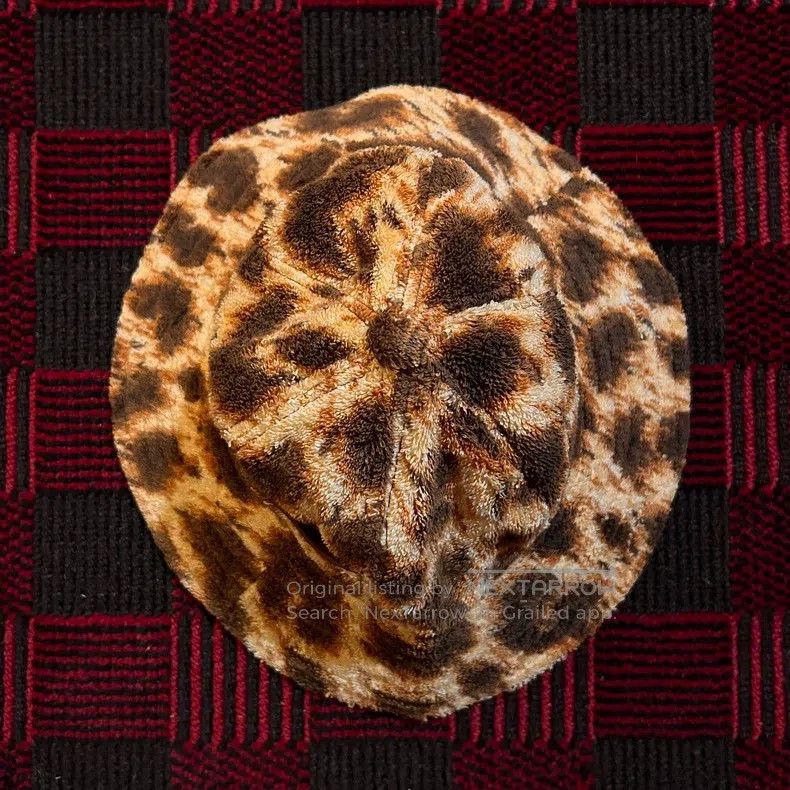 Vivienne Westwood Vivienne Westwood Leopard Print Towel Hat Size ONE SIZE - 4 Thumbnail