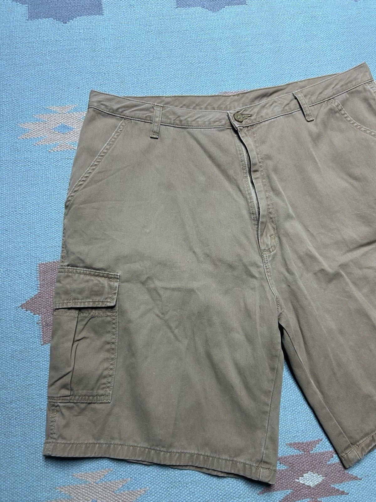 Vintage Wrangler cargo shorts cotton pockets hiking outdoor 40 Size US 40 / EU 56 - 3 Thumbnail