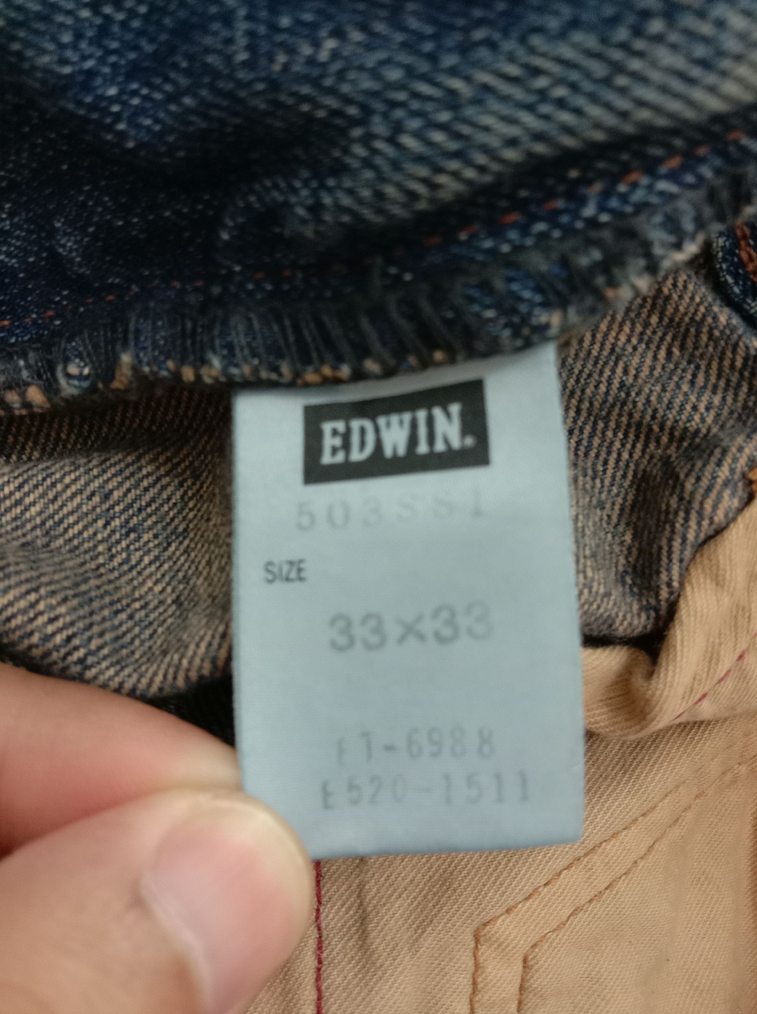 Edwin Vintage Edwin 503 Blue Wash Jeans Size US 33 - 10 Thumbnail