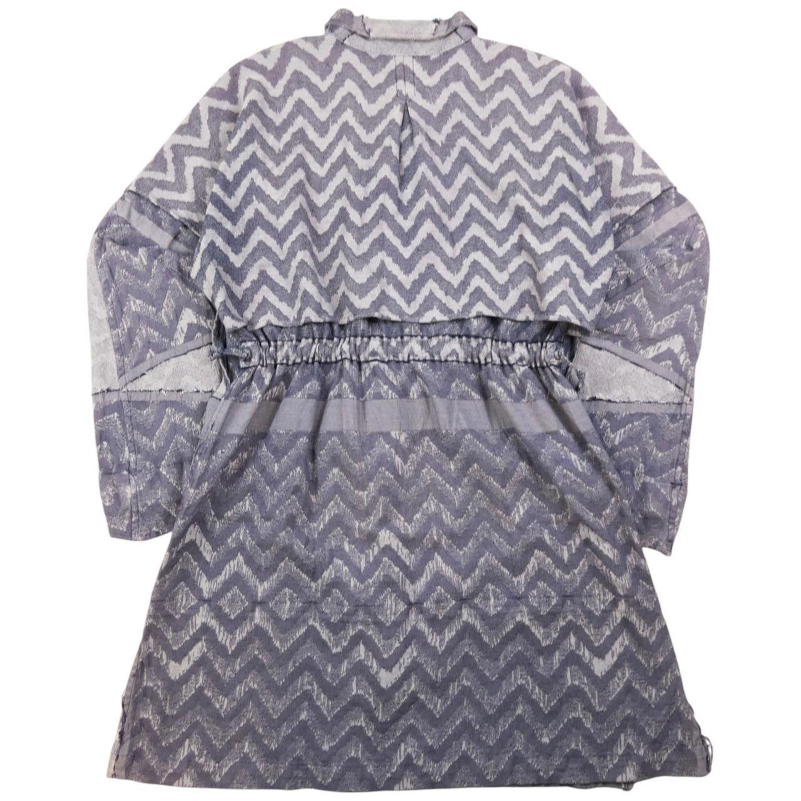 Issey Miyake Vintage A-POC By Issey Miyake Zig Zag Button Jacket Womens L Size US L / EU 52-54 / 3 - 2 Thumbnail