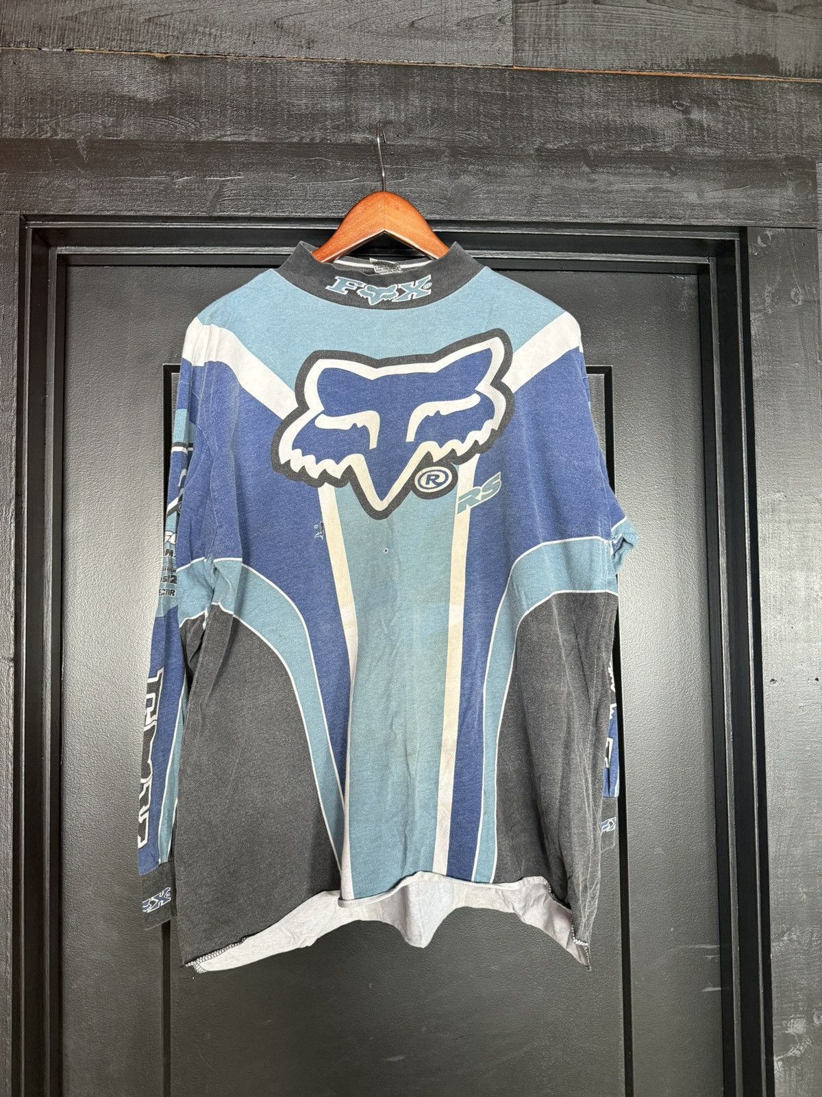 Fox Racing Vintage 90s Fox Racing Jersey Large Size US L / EU 52-54 / 3 - 1 Thumbnail