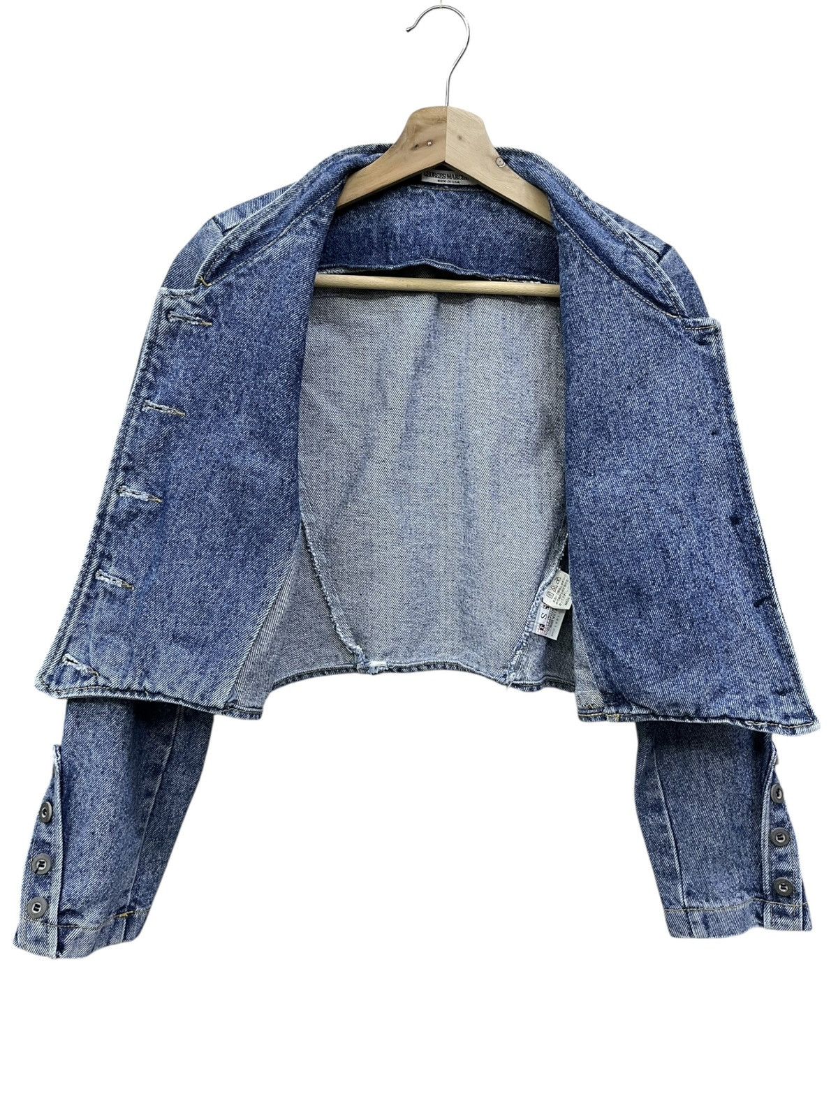 Guess Vtg 80s Guess Georges Marciano Denim Jacket Made in USA Sz S Size S / US 4 / IT 40 - 5 Thumbnail