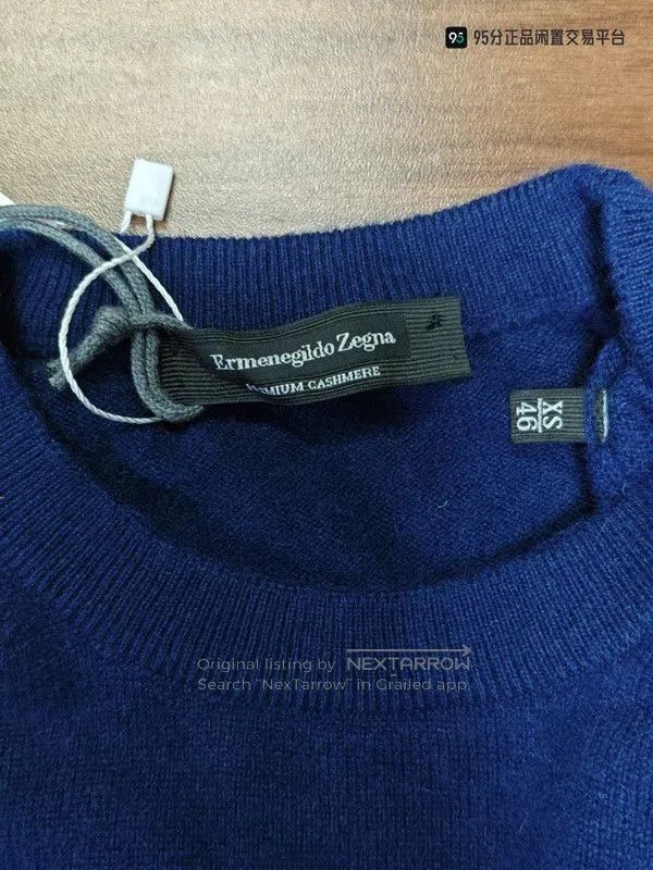 Ermenegildo Zegna Zegna Unisex Pure Cashmere Sweater. Size US S / EU 44-46 / 1 - 5 Thumbnail