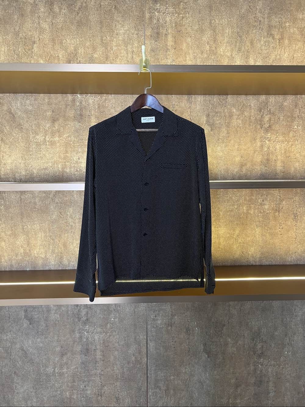Saint Laurent Paris Saint Laurent Polka Dot Blouse Size 40 Size S / US 4 / IT 40 - 1 Thumbnail