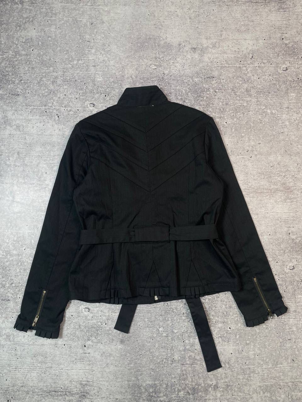 Hysteric Glamour Vintage 00s Asymmetrical Bondage Jacket Rick Owens Vibe Y2K Size M / US 6-8 / IT 42-44 - 5 Thumbnail