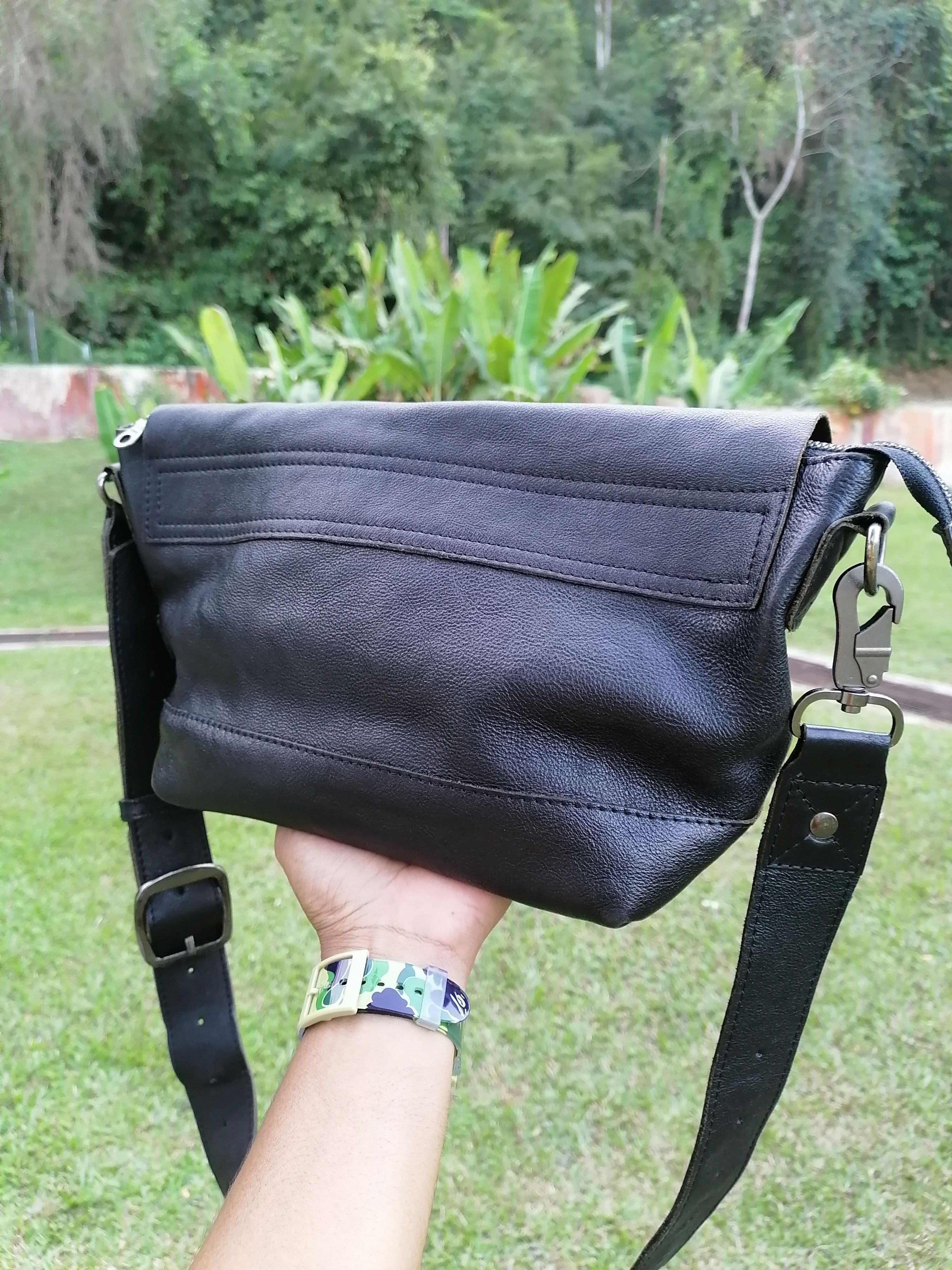 American Rag American Rag Cie Leather Craft Black Crossbody Bag Size ONE SIZE - 4 Thumbnail