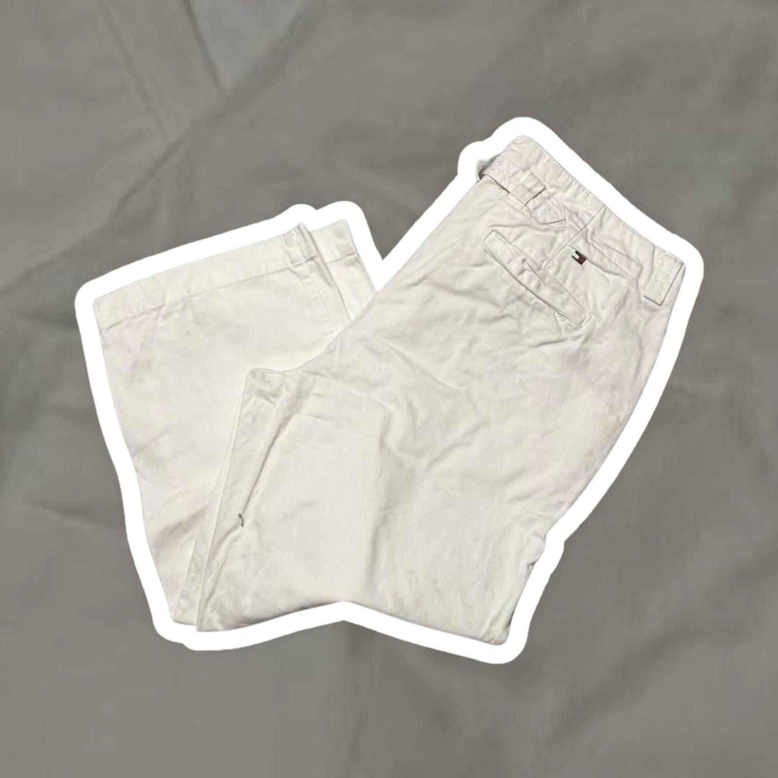 Tommy Hilfiger Tommy Hilfiger Women's White Chinos - Size 14 Size 32" / US 10 / IT 46 - 1 Thumbnail