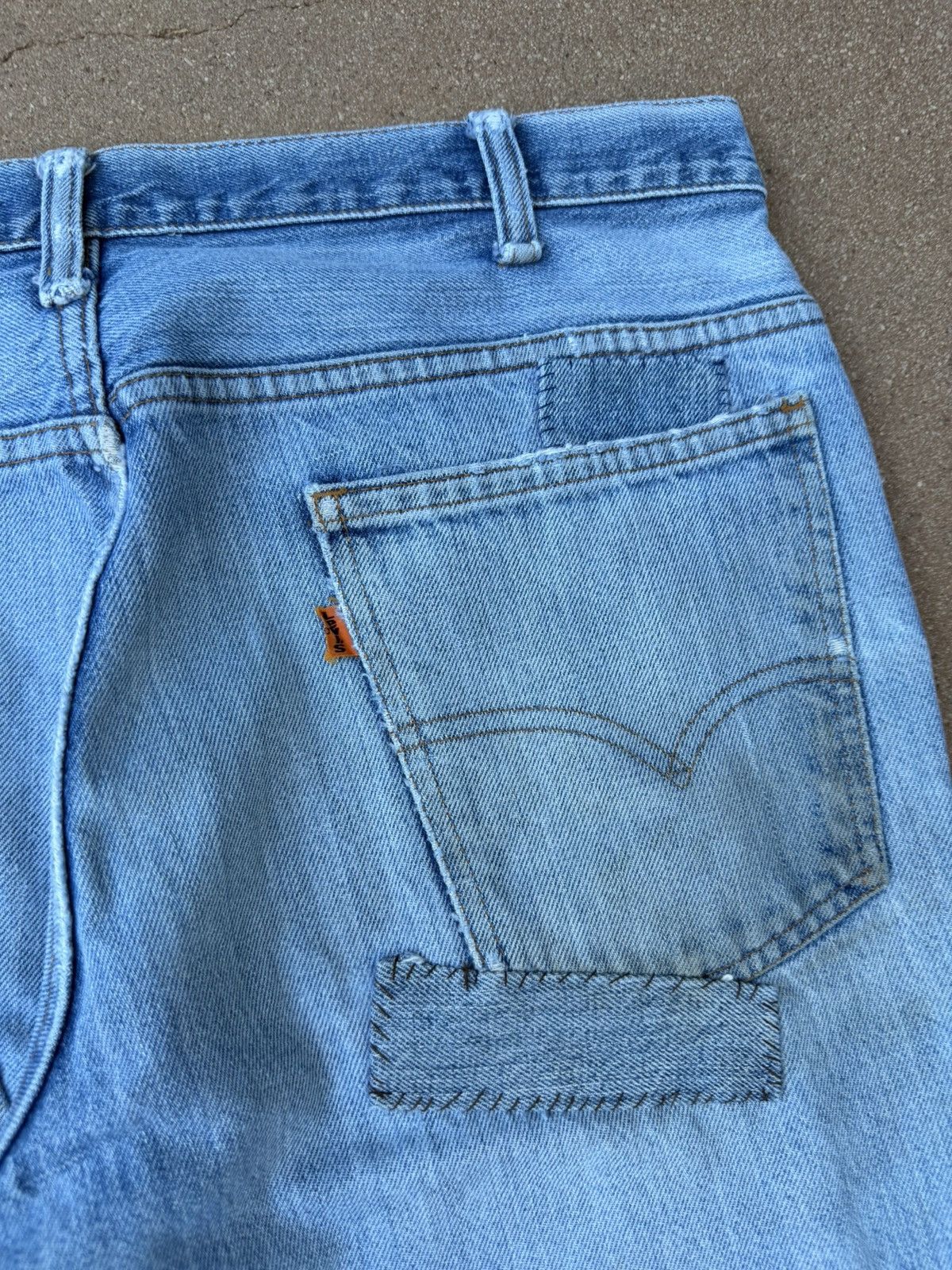 Levi's Vtg 80’s Levi’s 684 Orange Tab Bellbottom Flare Jeans 34x30 Size US 34 / EU 50 - 8 Thumbnail