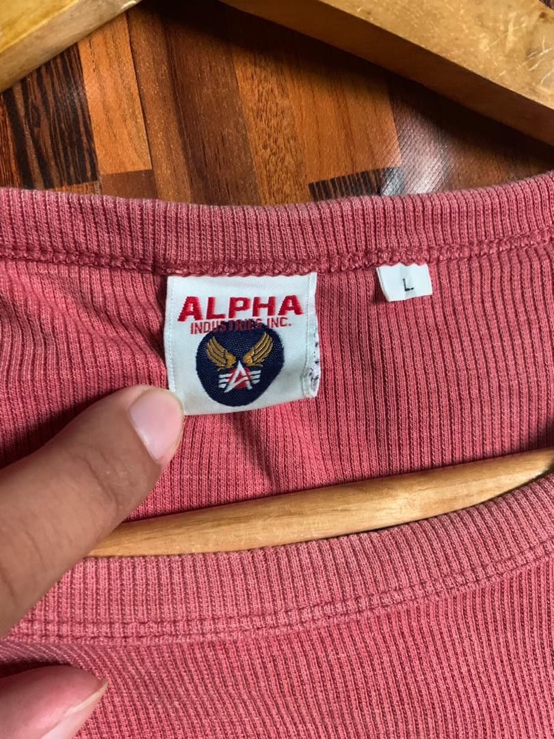 Alpha Industries e33 Alpha Industries Long Sleeve Waffle Shirt LONG SLEEVE Size US M / EU 48-50 / 2 - 10 Thumbnail