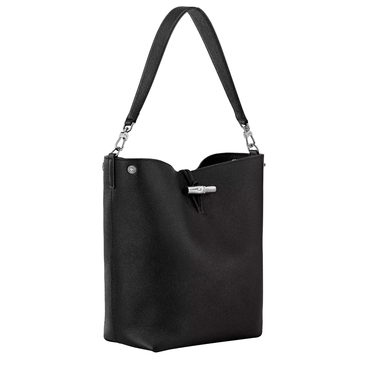 Longchamp o1s22i1n1024 Size: OS / M Le Roseau Shoulder Bag in Black Size ONE SIZE - 2 Thumbnail