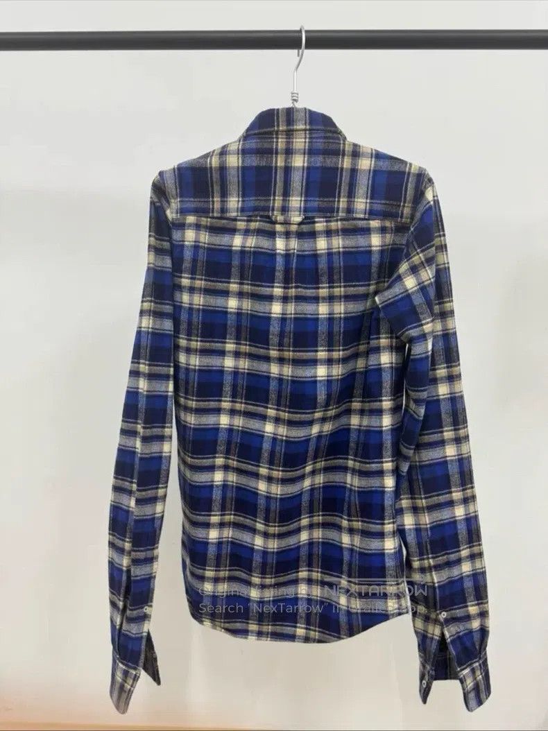 Vetements Vetements 16 Shirt Blue Plaid Shirt with Kanye's Ring Size US S / EU 44-46 / 1 - 2 Thumbnail