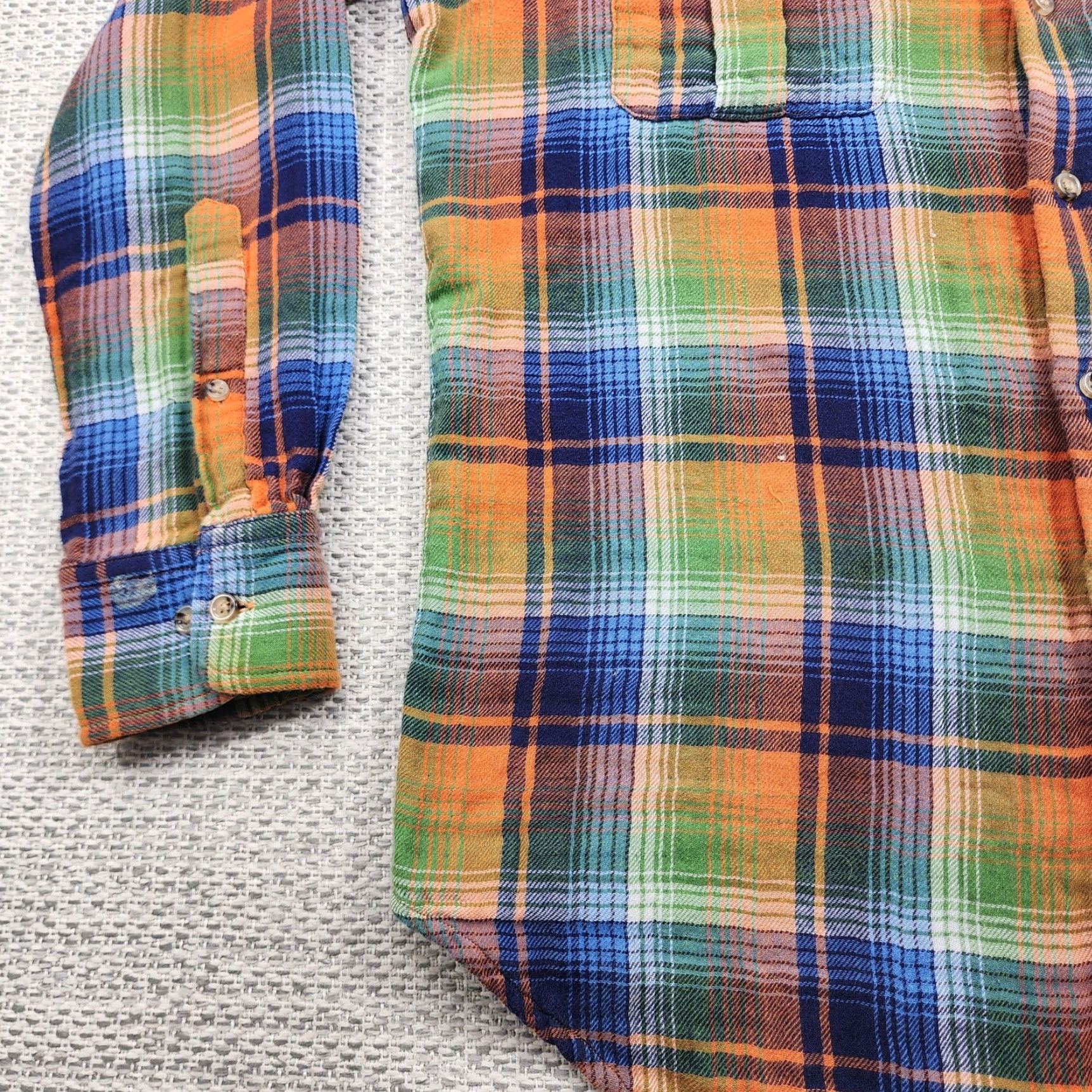 Peter Millar Peter Millar Shirt Mens M Multicolor Plaid Flannel Button-Up Mountainside Collection Pockets Size US M / EU 48-50 / 2 - 3 Thumbnail