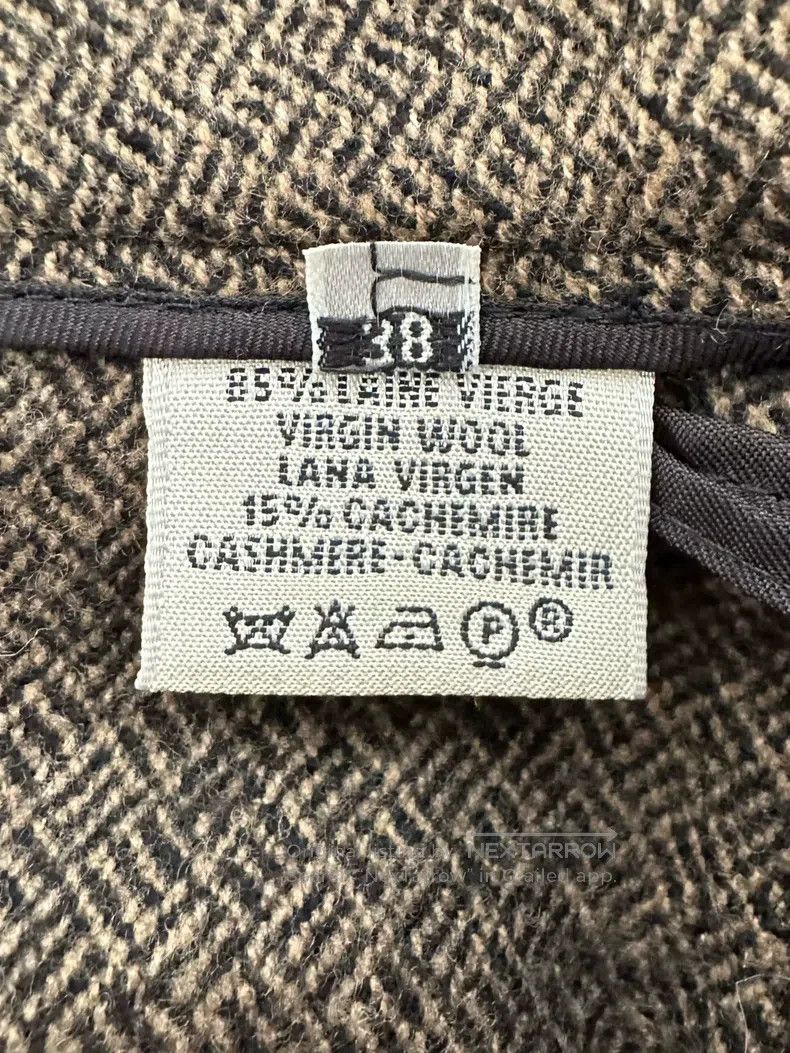 Hermes Hermes Margiela Era Printed M Jacquard Wool and Cashmere M Size 25" / US 0 / IT 36 - 9 Thumbnail