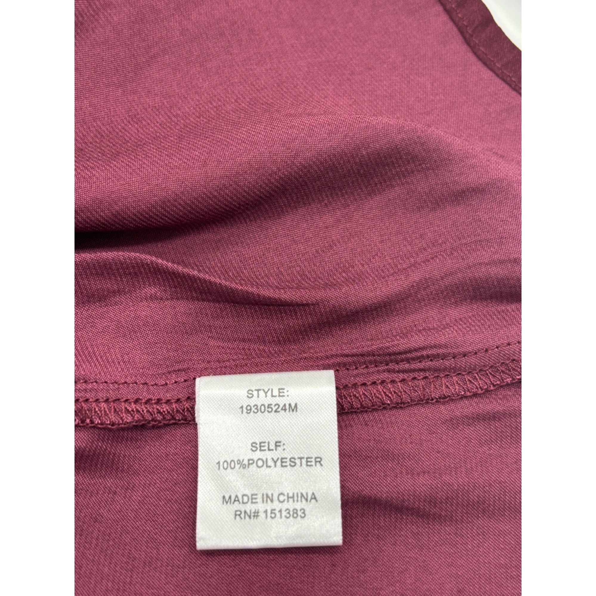 Current Air Current Air Shirred Short Sleeve Blouse, Plum, XS Size XS / US 0-2 / IT 36-38 - 8 Thumbnail