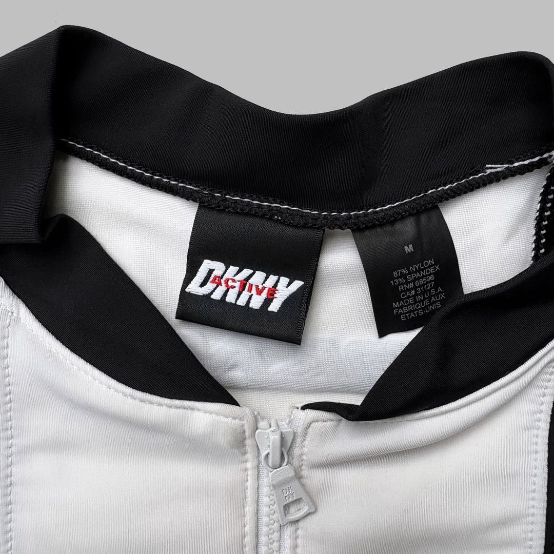 DKNY DKNY 1990 90s Vintage Tech Active USA Sport Zip T-Shirt Size US M / EU 48-50 / 2 - 4 Thumbnail
