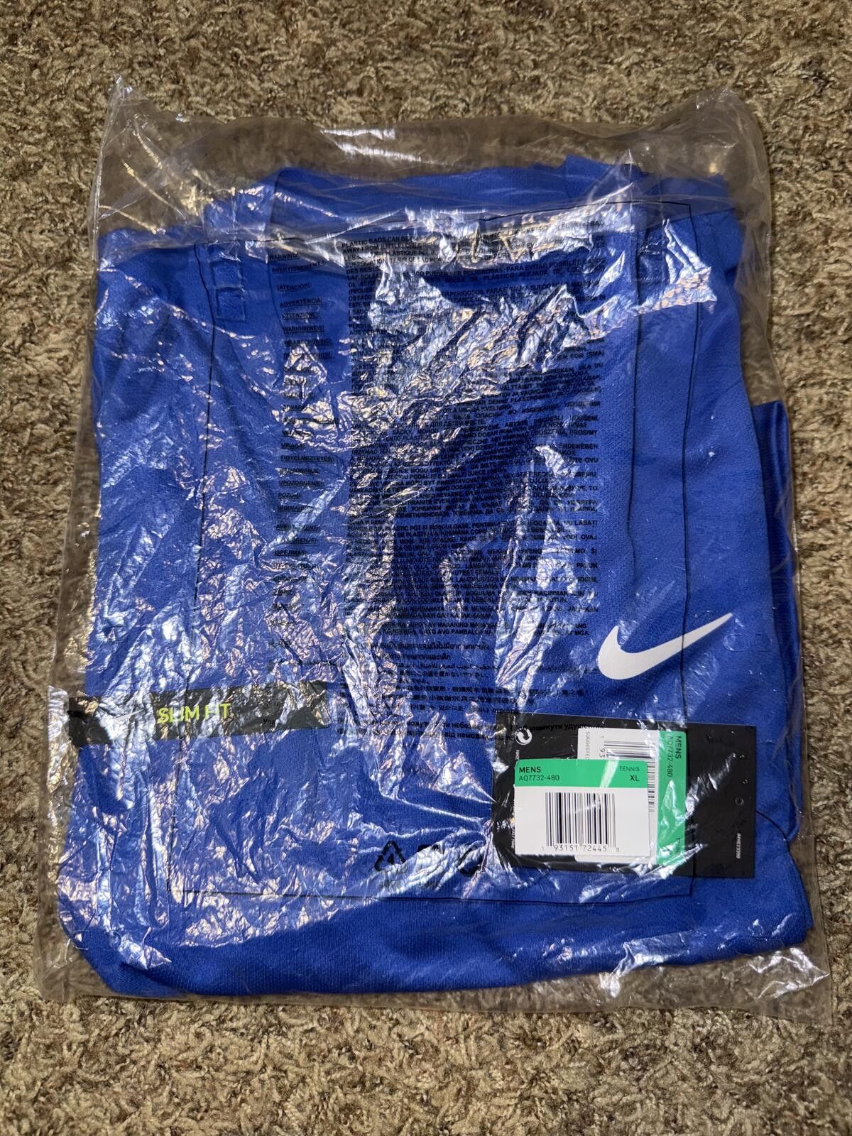 Nike NikeCourt Dri-FIT Men's Tennis Blade Polo Size US XL / EU 56 / 4 - 11 Thumbnail