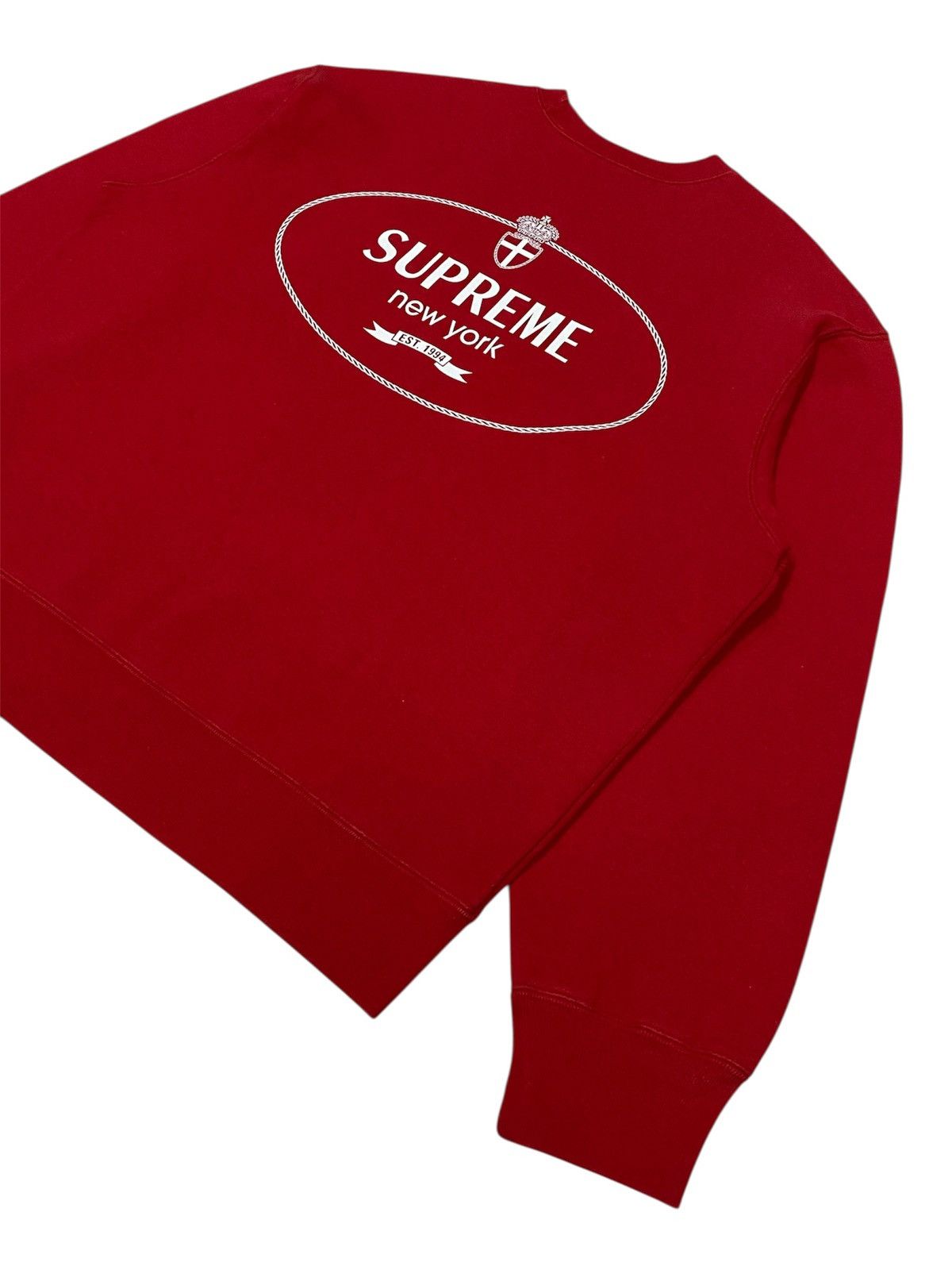 Supreme Supereme FW24 Crest Crewneck Sweatshirt Size US S / EU 44-46 / 1 - 25 Thumbnail