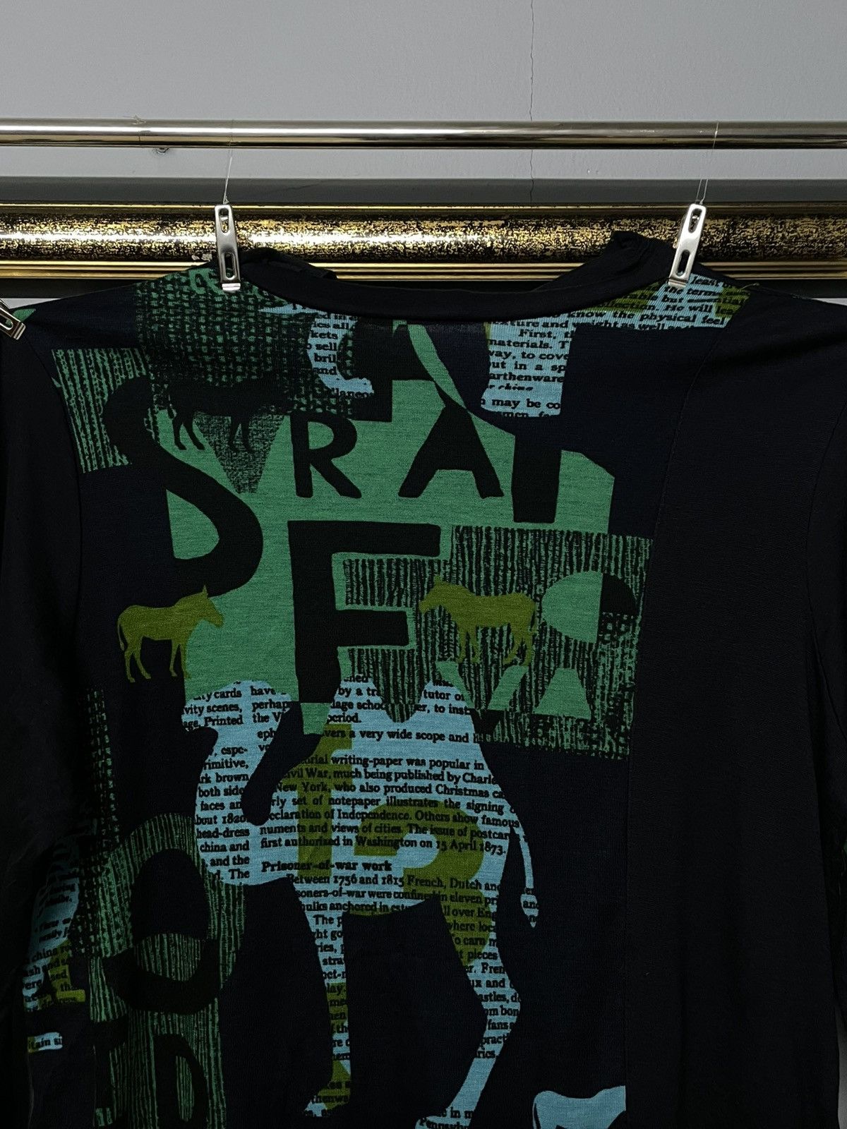 Beauty Beast Vintage Japan Designer Trois Onze Cinq Poem Art Longsleeve Size US M / EU 48-50 / 2 - 10 Thumbnail