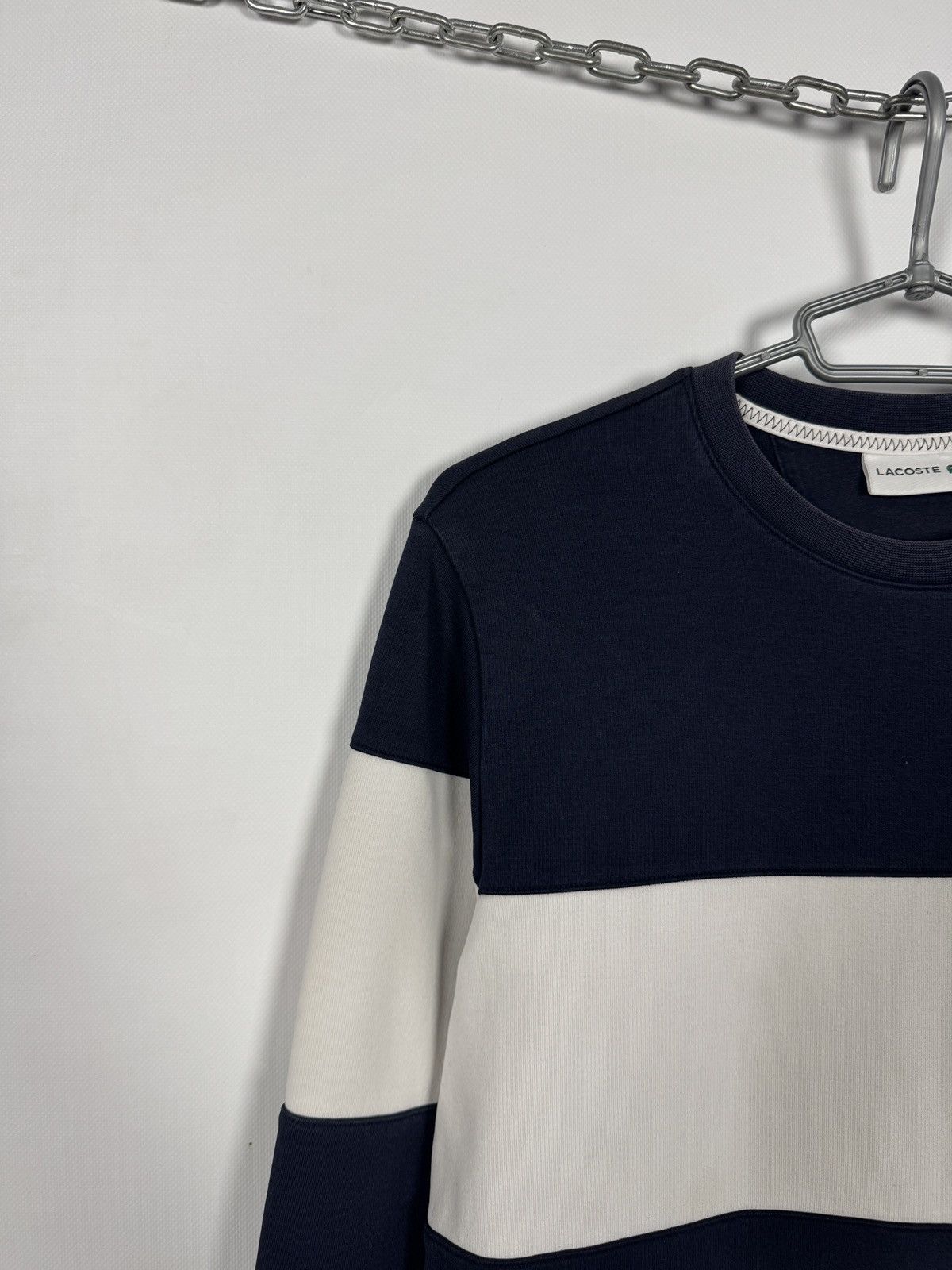 Lacoste Lacoste Colorblock Crewneck Sweatshirt Pullover Sz 3 (Small) Size US S / EU 44-46 / 1 - 3 Thumbnail