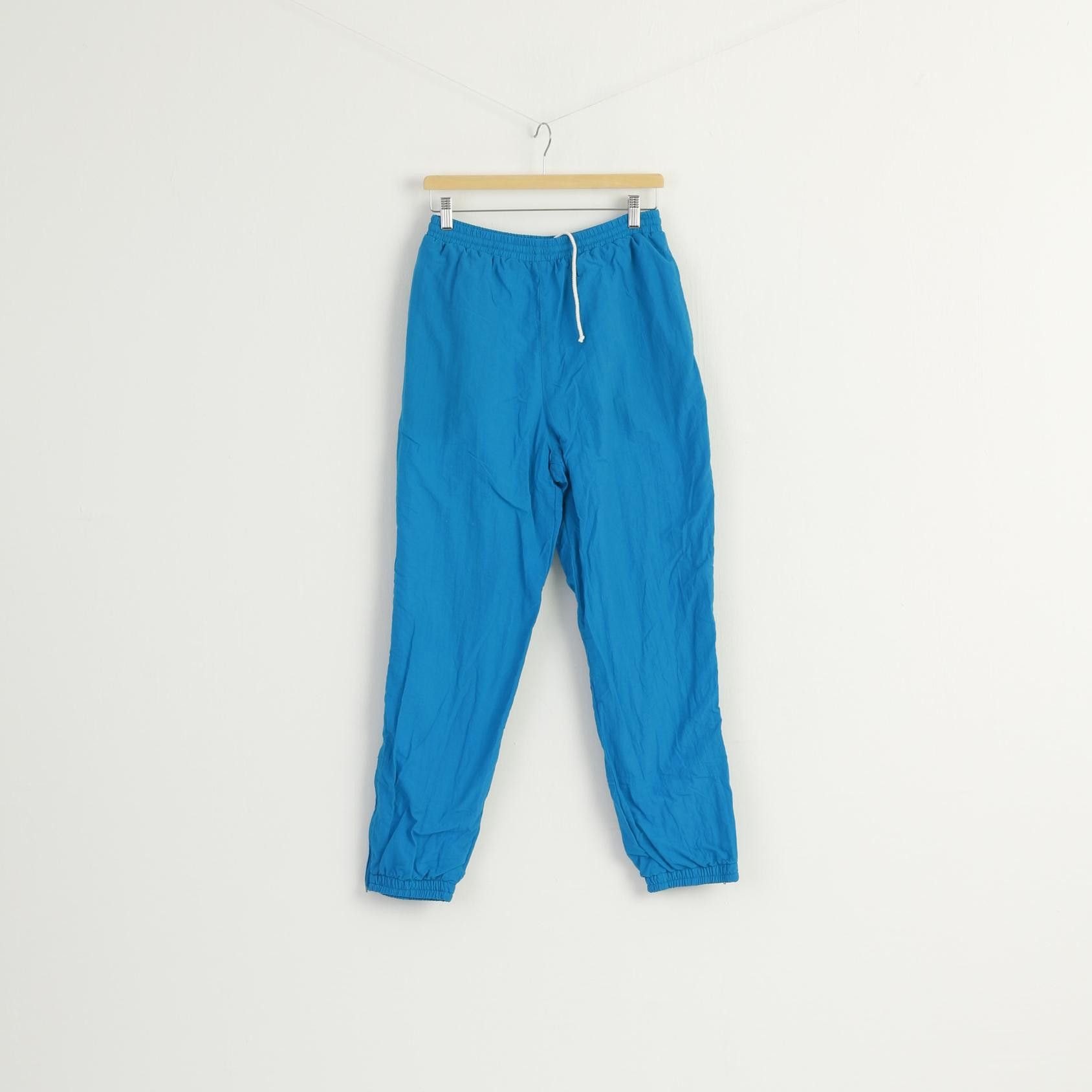 Vintage Crane Sports Men S 36/38 Trousers Blue Nylon 8304 Size US 30 / EU 46 - 1 Thumbnail