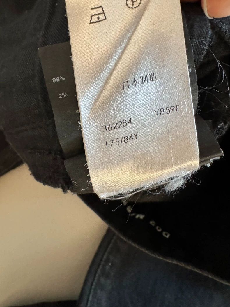 Saint Laurent Paris Saint Laurent Paris Saint Laurent Black Ripped Denim Pants Size US 30 / EU 46 - 5 Thumbnail