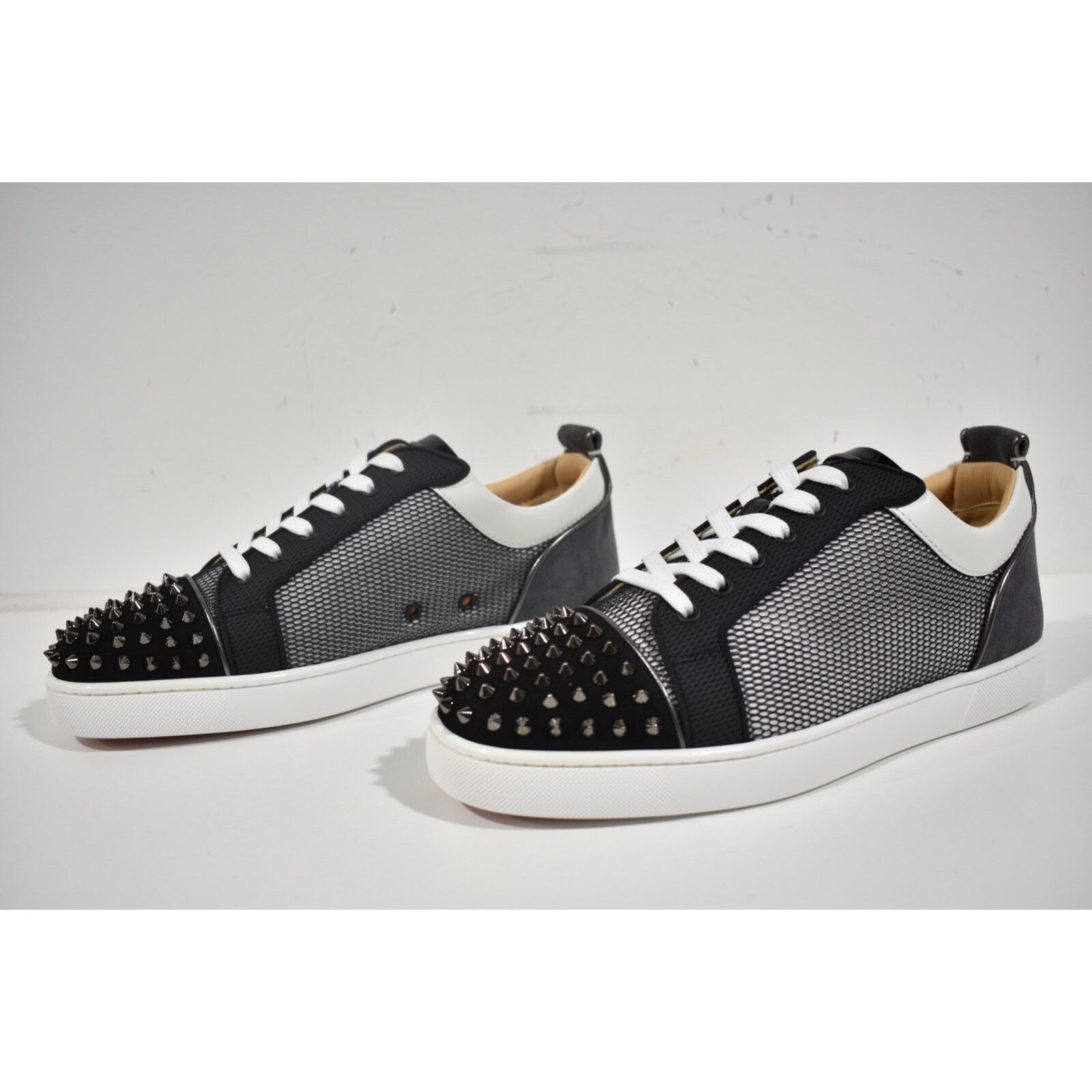 Christian Louboutin Christian Louboutin Louis Junior Spikes Orlato Flat Black Size US 13 / EU 46 - 9 Thumbnail