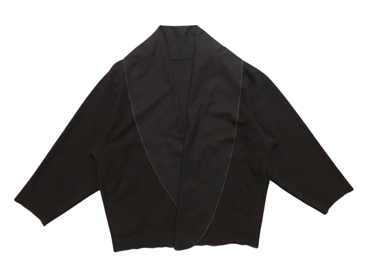 Jurgen Lehl Wool Double Face Shawl Collar Oversized Coat