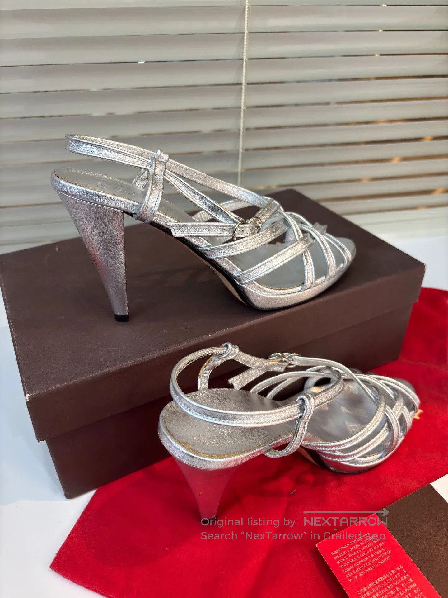 Bally Bally Silver High. Size US 7 / IT 37 - 5 Thumbnail