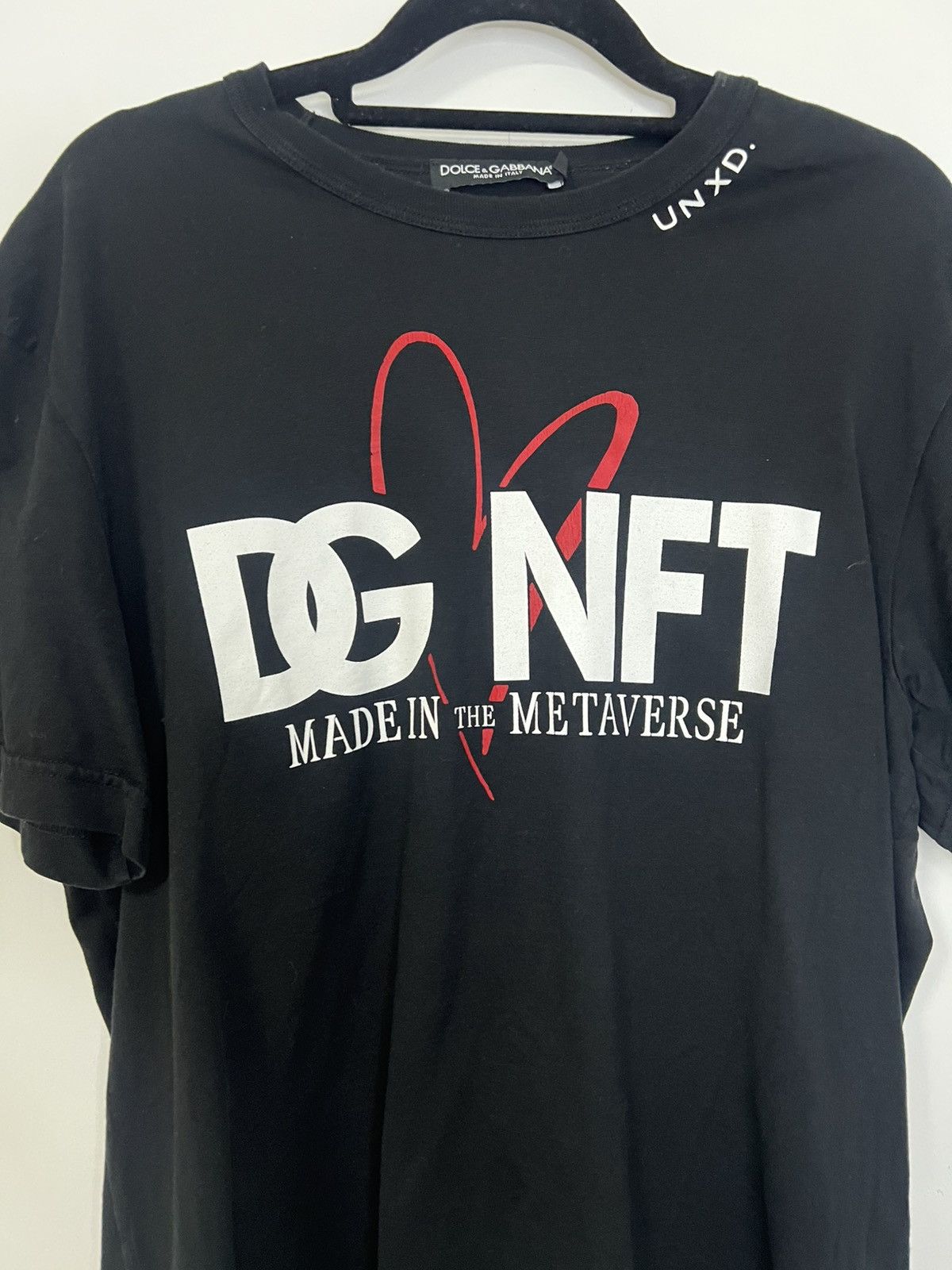 Dolce & Gabbana Dolce & Gabbana NFT t-shirt S black limited edition Size US S / EU 44-46 / 1 - 2 Thumbnail