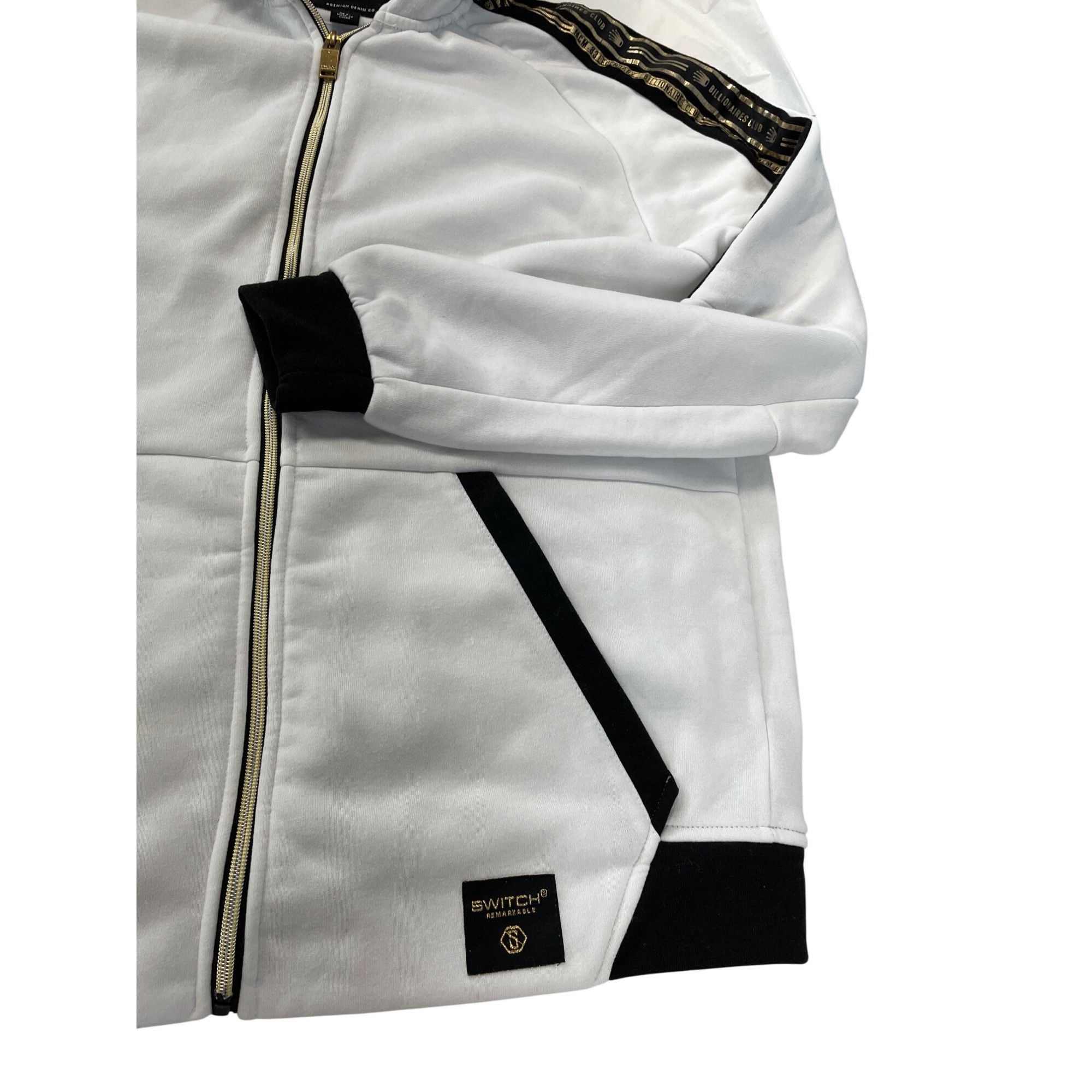 Other Switch Remarkable Billionaires Club mens White Black Hoodie Size US XL / EU 56 / 4 - 7 Thumbnail