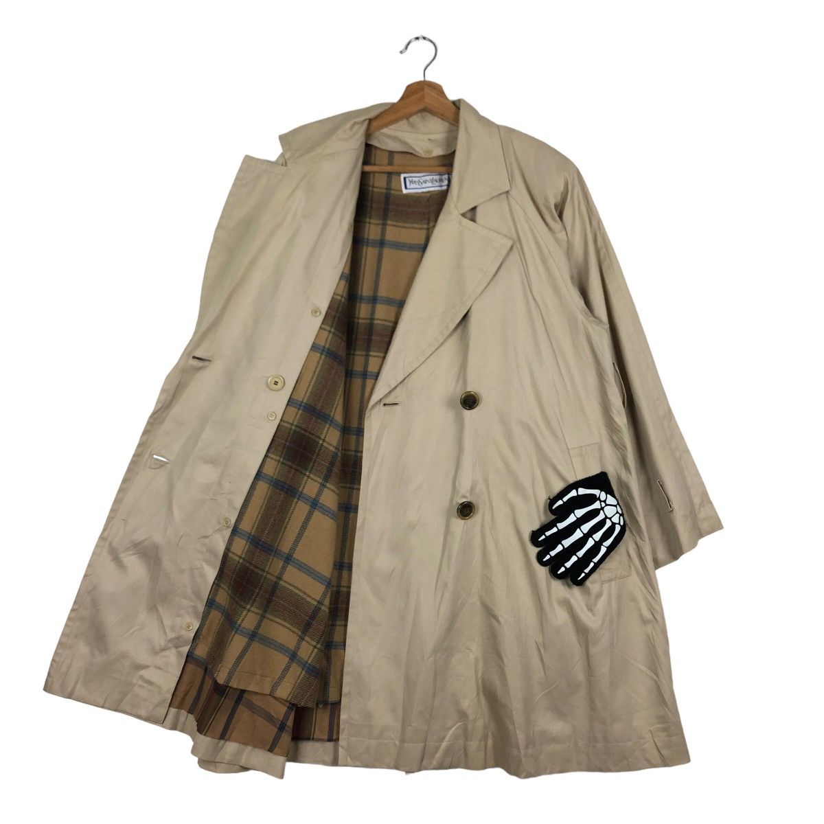 Yves Saint Laurent 🔥90’s VINTAGE TRENCH COAT YVES SAINT LAURENT Size US S / EU 44-46 / 1 - 8 Thumbnail