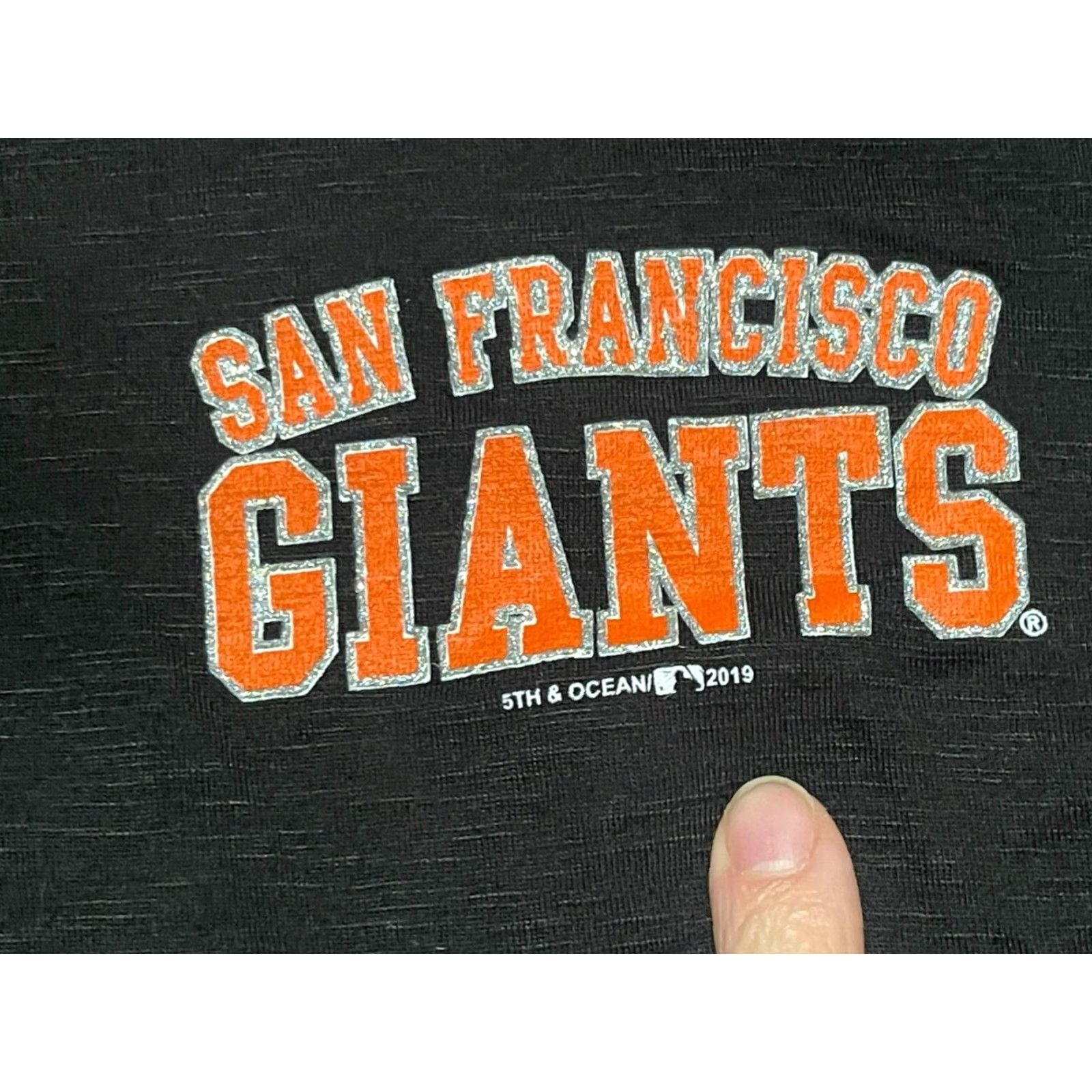 New Era New Era Shirt Womens 1X Black San Francisco GIANTS Baseball Team Shirt Women Plus Size Black GIANTS 1X Size XL / US 12-14 / IT 48-50 - 5 Thumbnail