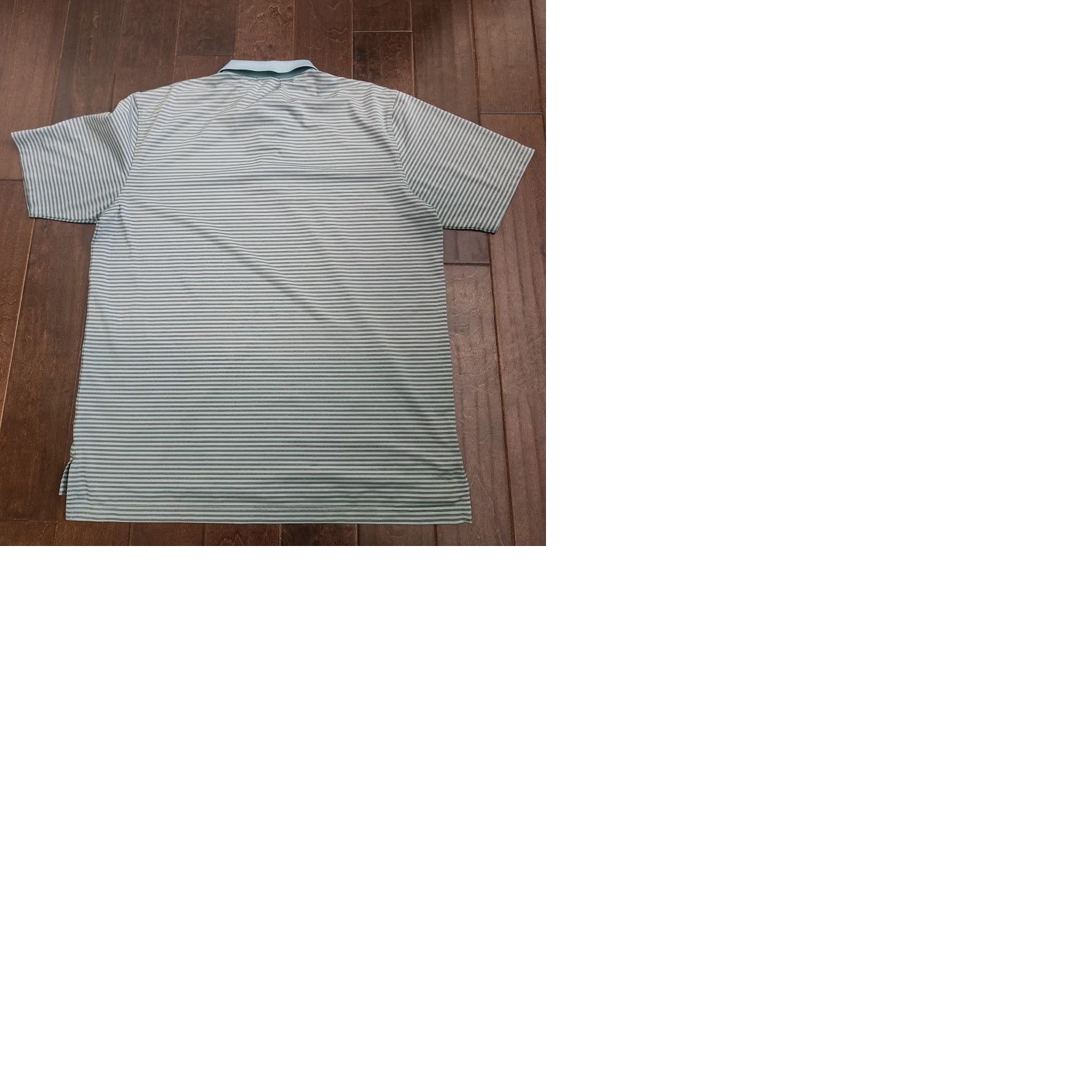 Peter Millar Peter Millar Summer Comfort Shirt Mens XL Turquoise Striped Polo Golf Atheisure Shirt Size US XL / EU 56 / 4 - 10 Thumbnail