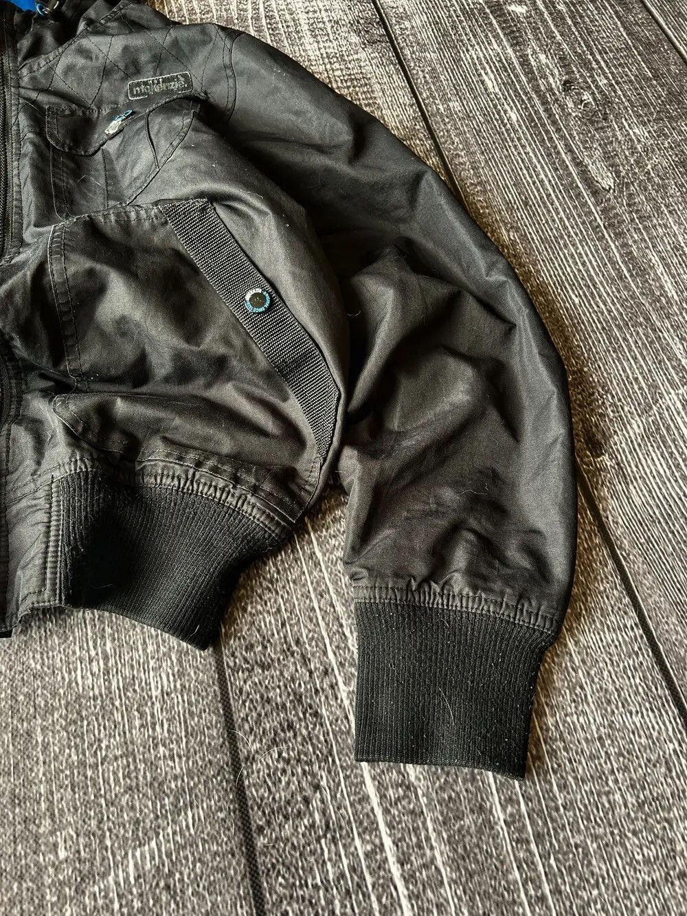 Japanese Brand × Junya Watanabe × Yohji Yamamoto Vintage Balenciaga Rick Owens Style MA1 Bomber Jacket 90s Size US M / EU 48-50 / 2 - 3 Thumbnail