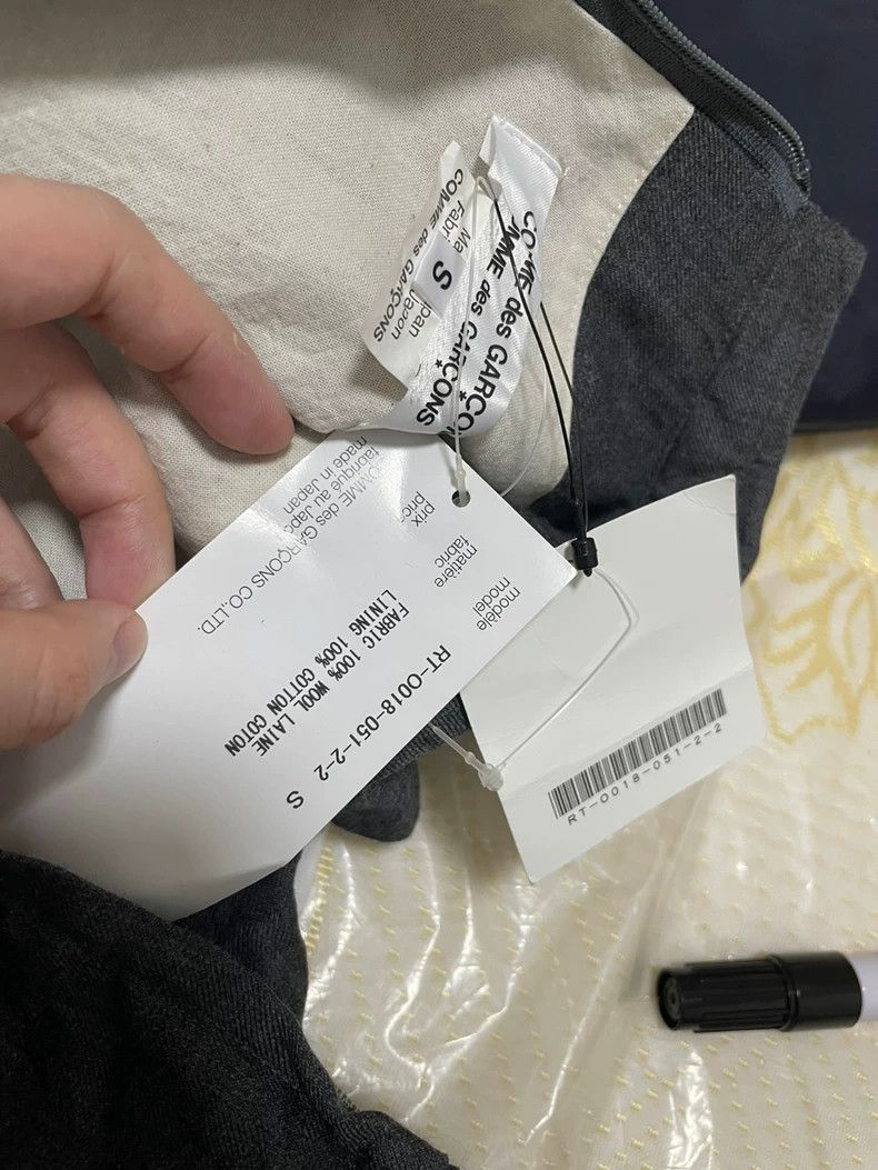 Comme des Garcons Comme Des Garcons All Wool Grey Cardigan Neck Dress Size S / US 4 / IT 40 - 6 Thumbnail