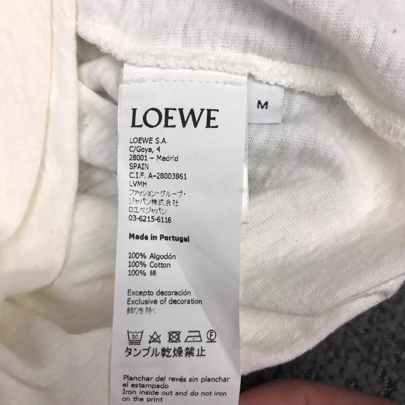 Loewe LOEWE White printed short sleeves Size M / US 6-8 / IT 42-44 - 4 Thumbnail