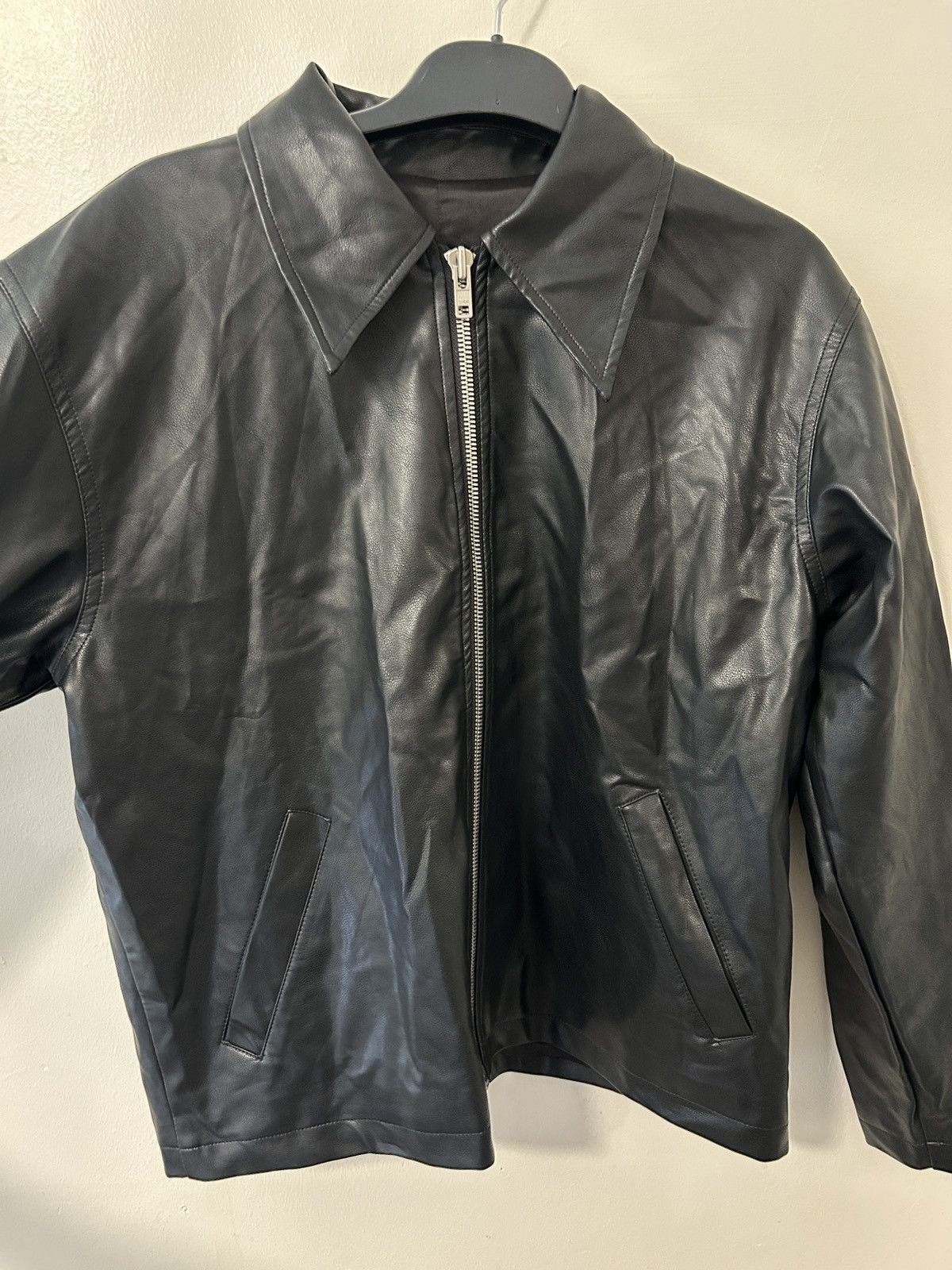 California Arts】ビーガンレザー ブルゾン XL ブラック California