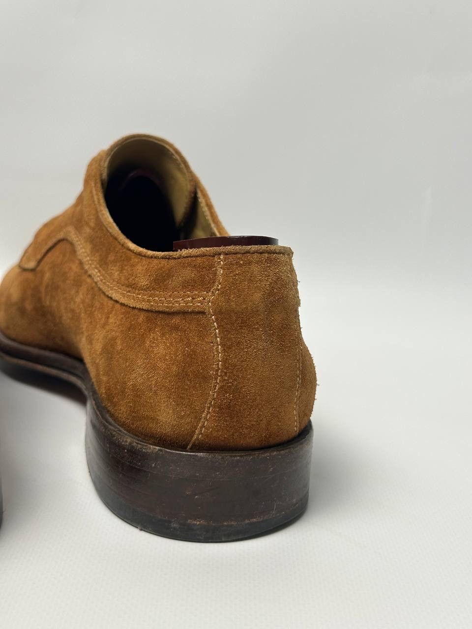 Corvari Brown Suede HandMade Italy Oxford Dress Shoes