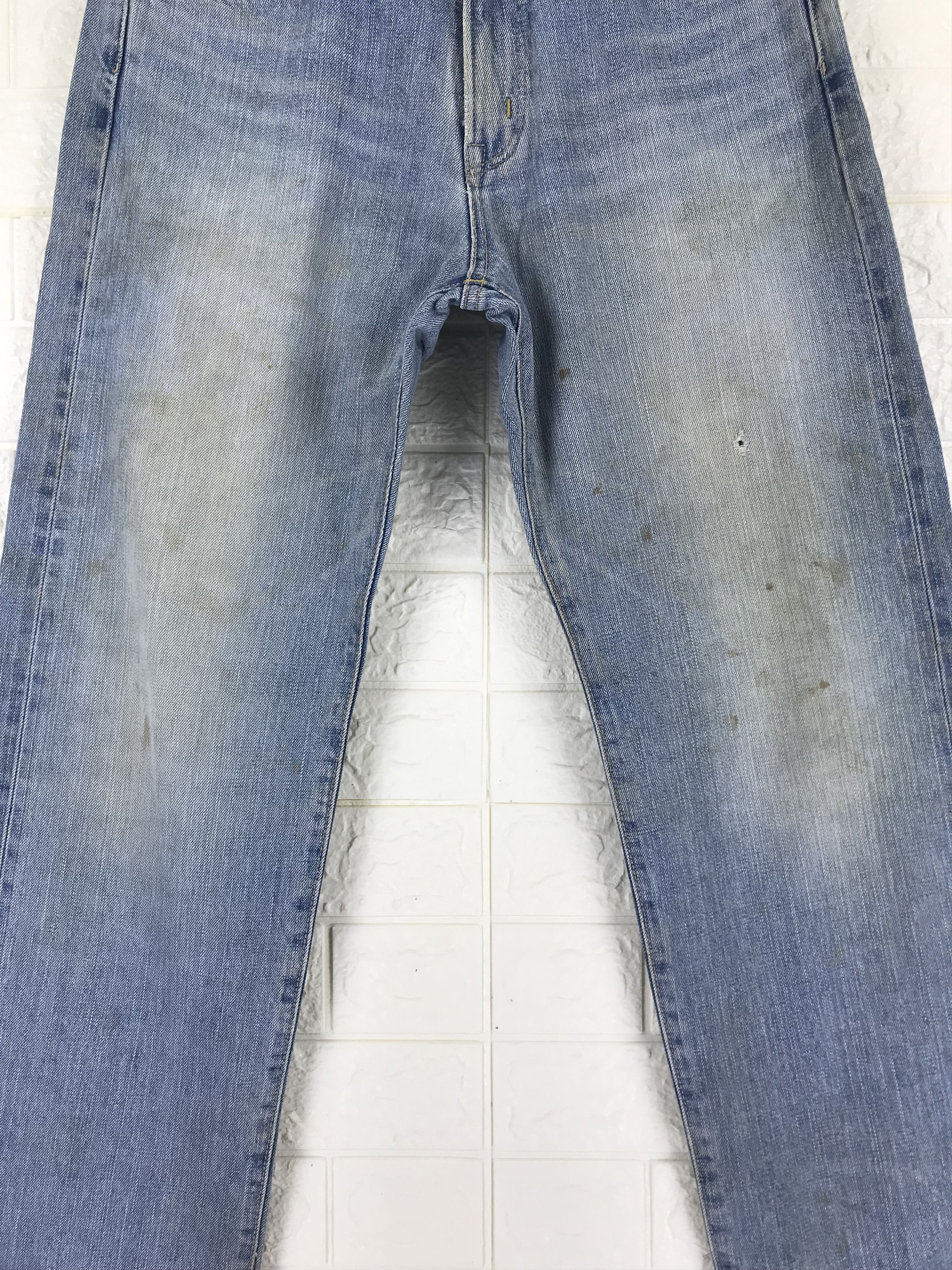 Edwin Vintage 90s Edwin 505X Orange Tab Selvedge Jeans Size US 29 - 4 Thumbnail