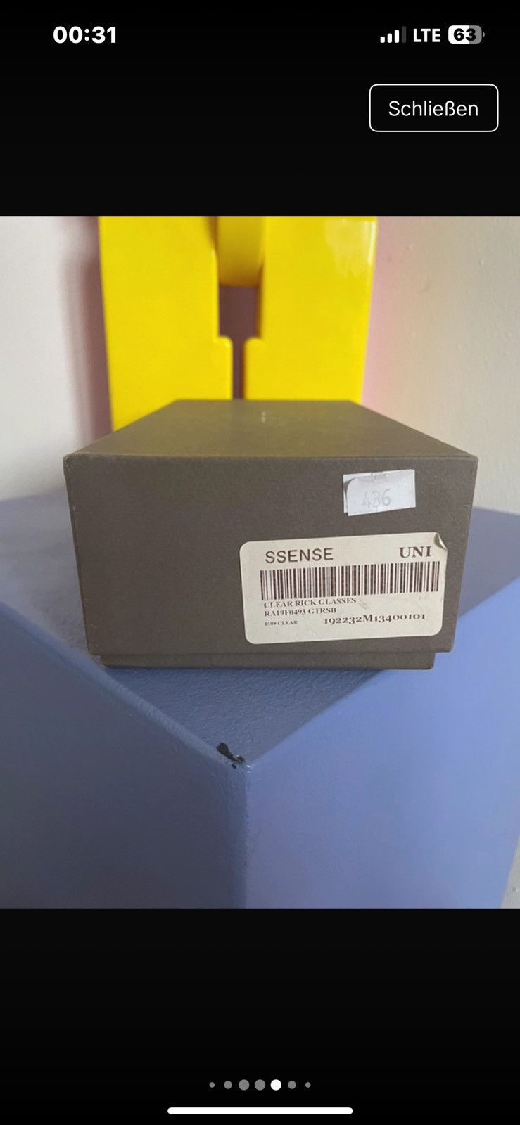 Rick Owens Rick Owens Larry sunglasses Size ONE SIZE - 6 Thumbnail