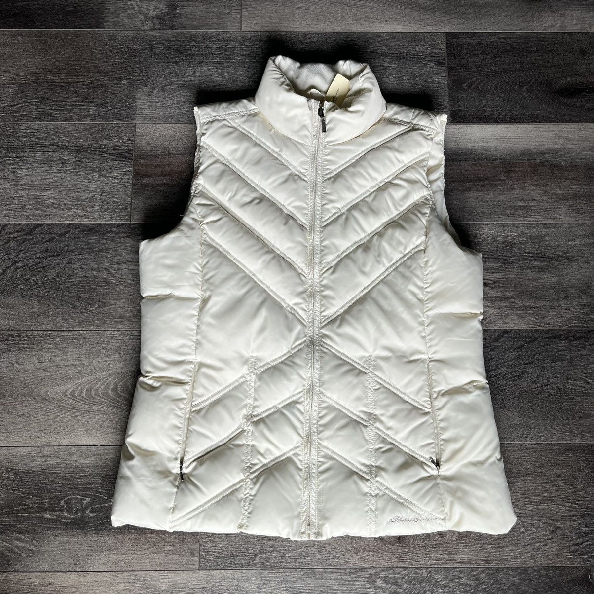 Eddie Bauer New Vintage 2000s Eddie Bauer Premium Goose Down Puffer Vest Size L / US 10 / IT 46 - 1 Thumbnail