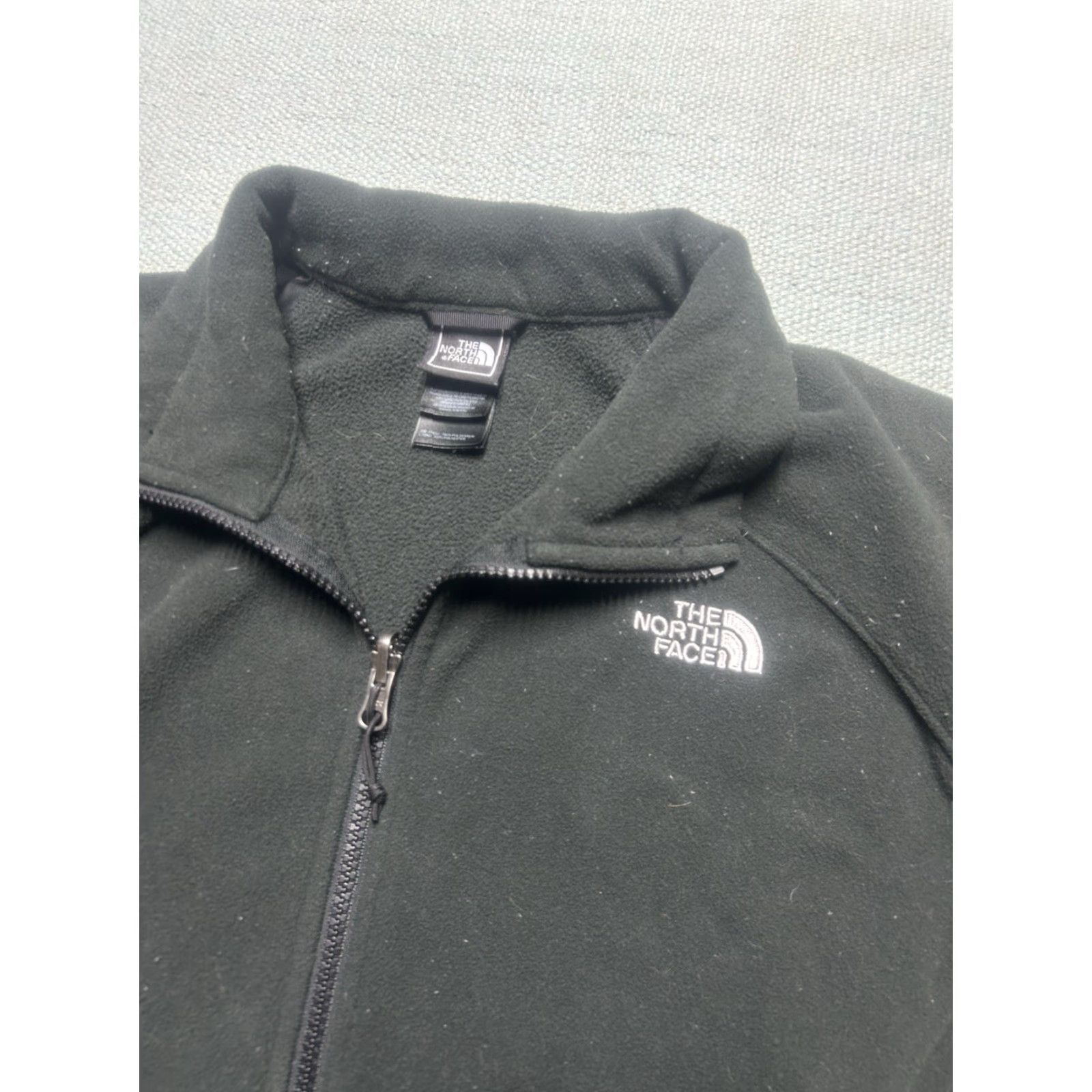 The North Face VINTAGE? The north face fleece jacket black polyester full zip TNF women’s large jacket Womens L Black Full Zip Fleece Polyester TNF Size L / US 10 / IT 46 - 3 Thumbnail