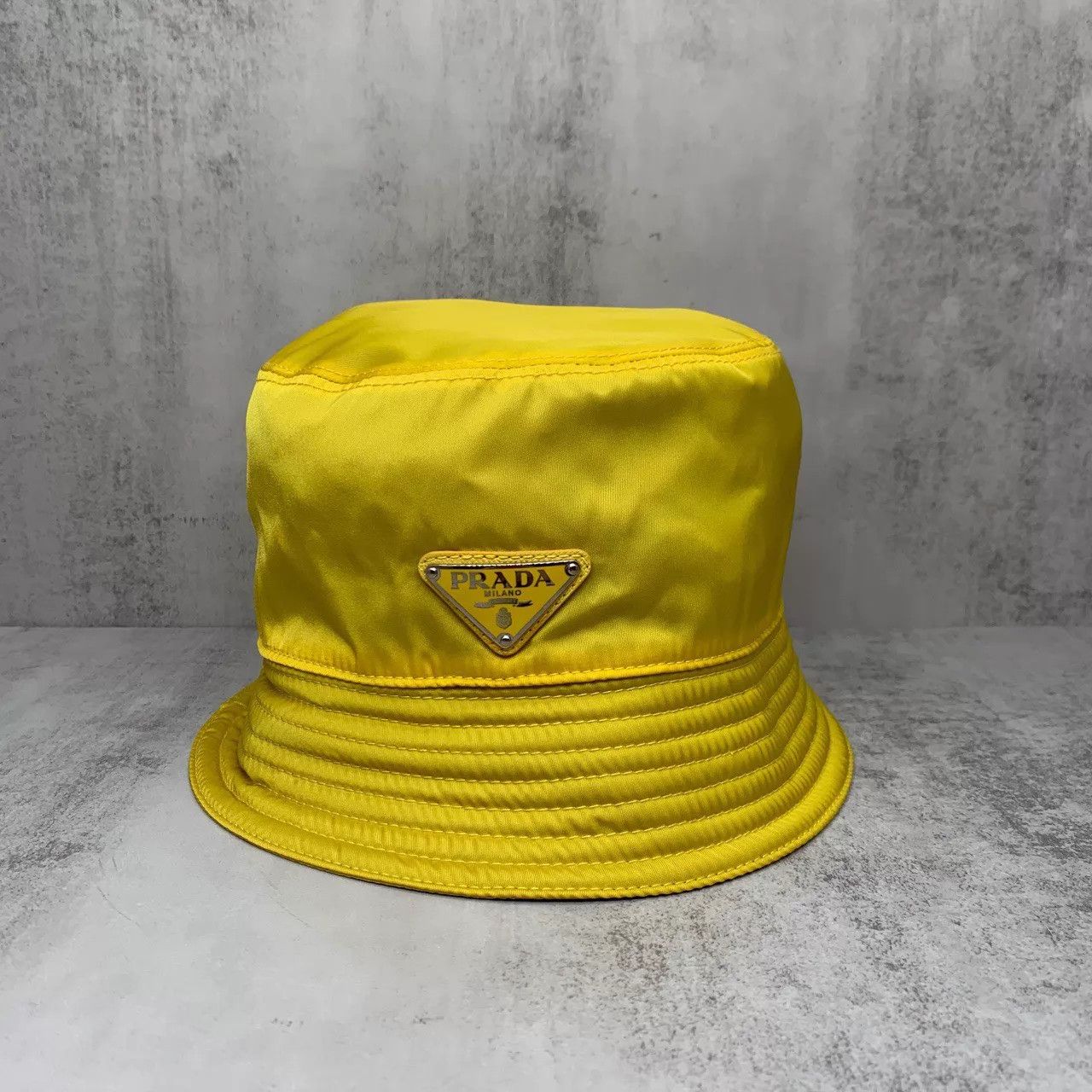 Prada Prada Yellow Bucket Hat L 95 New Size ONE SIZE - 1 Thumbnail