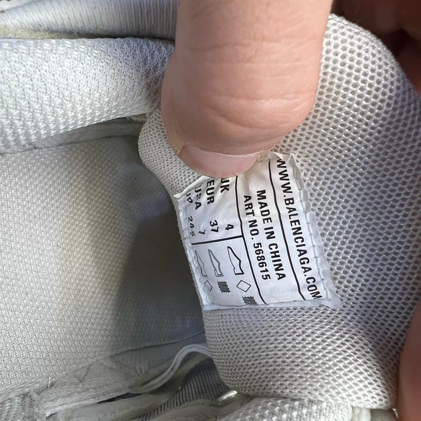 Balenciaga Balenciaga Track 2 White 37 Size US 6.5 / IT 36.5 - 8 Thumbnail