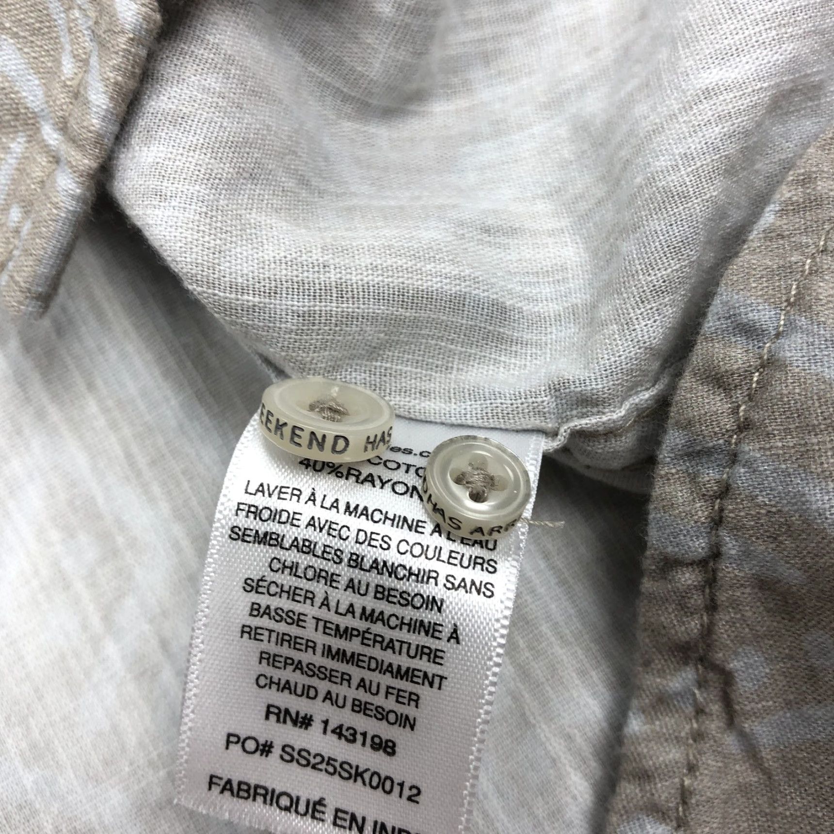 Chubbies Chubbies Shirt XXL Beige Tan Abstract Pattern Button-Down Collar Short Sleeve Chest Pocket Size US XXL / EU 58 / 5 - 7 Thumbnail