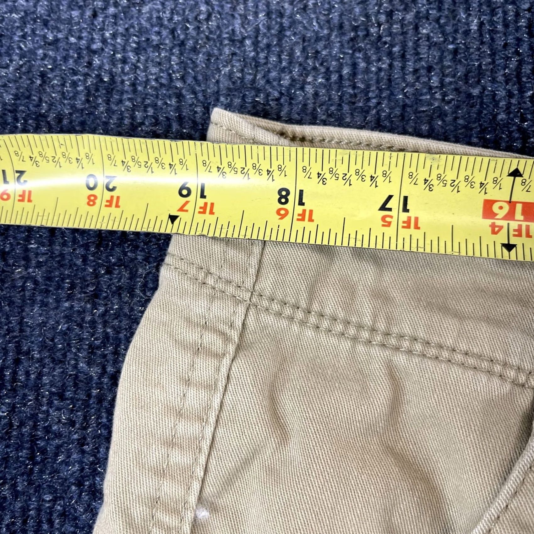 Wrangler VINTAGE: Wrangler Cargo Shorts Mens 36 Beige Stretch Relaxed Fit Casual Pockets Workwear Size US 36 / EU 52 - 6 Thumbnail