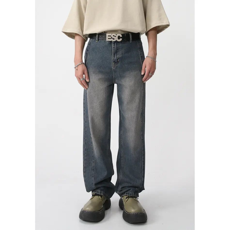 Japanese Brand Retro loose pocket casual jeans Size US 32 / EU 48 - 1 Thumbnail
