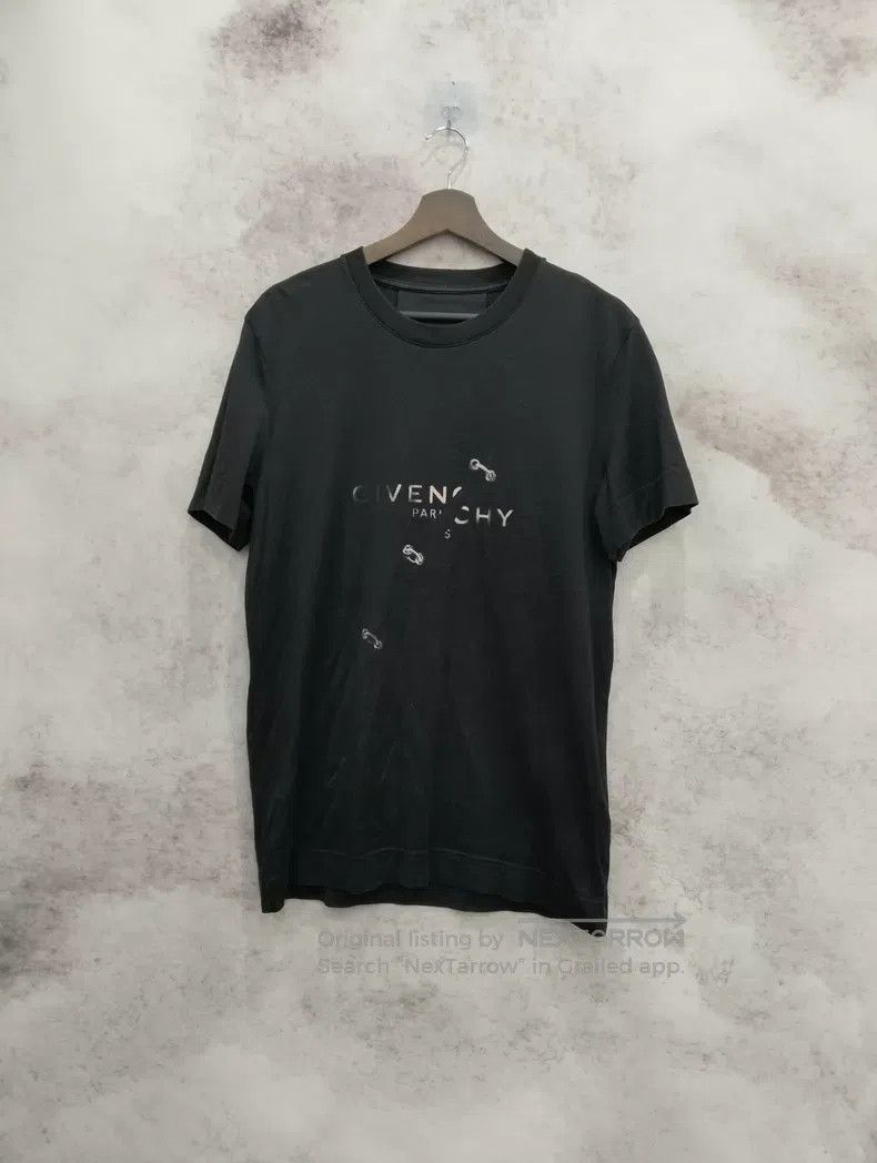 Givenchy Givenchy Black Visual Trap Short-sleeve Size US S / EU 44-46 / 1 - 1 Thumbnail
