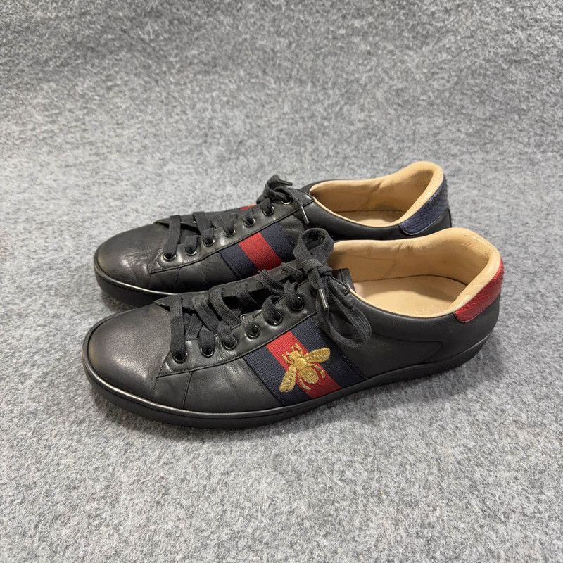 Gucci Gucci Ace Bee Print Fashion Sneakers for Men 0079 Size US 8.5 / EU 41-42 - 1 Thumbnail