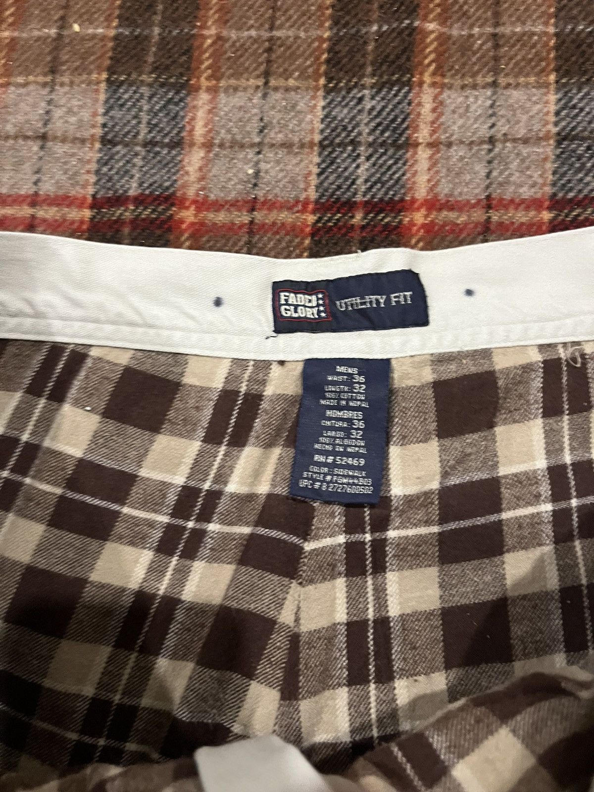 Faded Glory Vintage Y2K 2000’s Heavy duty Faded Glory Flannel Lined pant Size US 35 - 7 Thumbnail